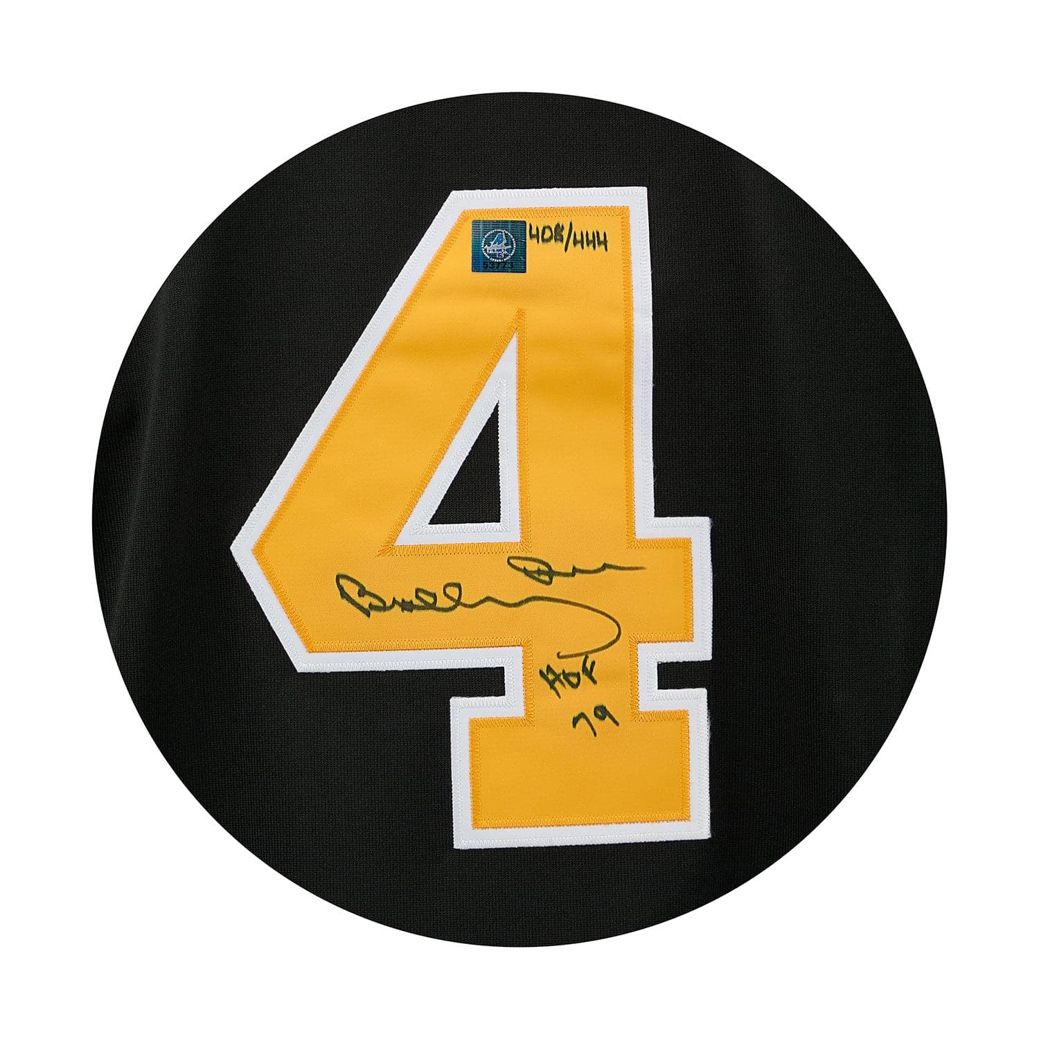 Bobby Orr Boston Bruins Signed & Inscribed Mitchell & Ness Retro Jersey #408/444 Bobby Orr Jersey boston-bruins-inscribed-mitchell-ness-retro, Boston Bruins, view 3, supplier stock photo