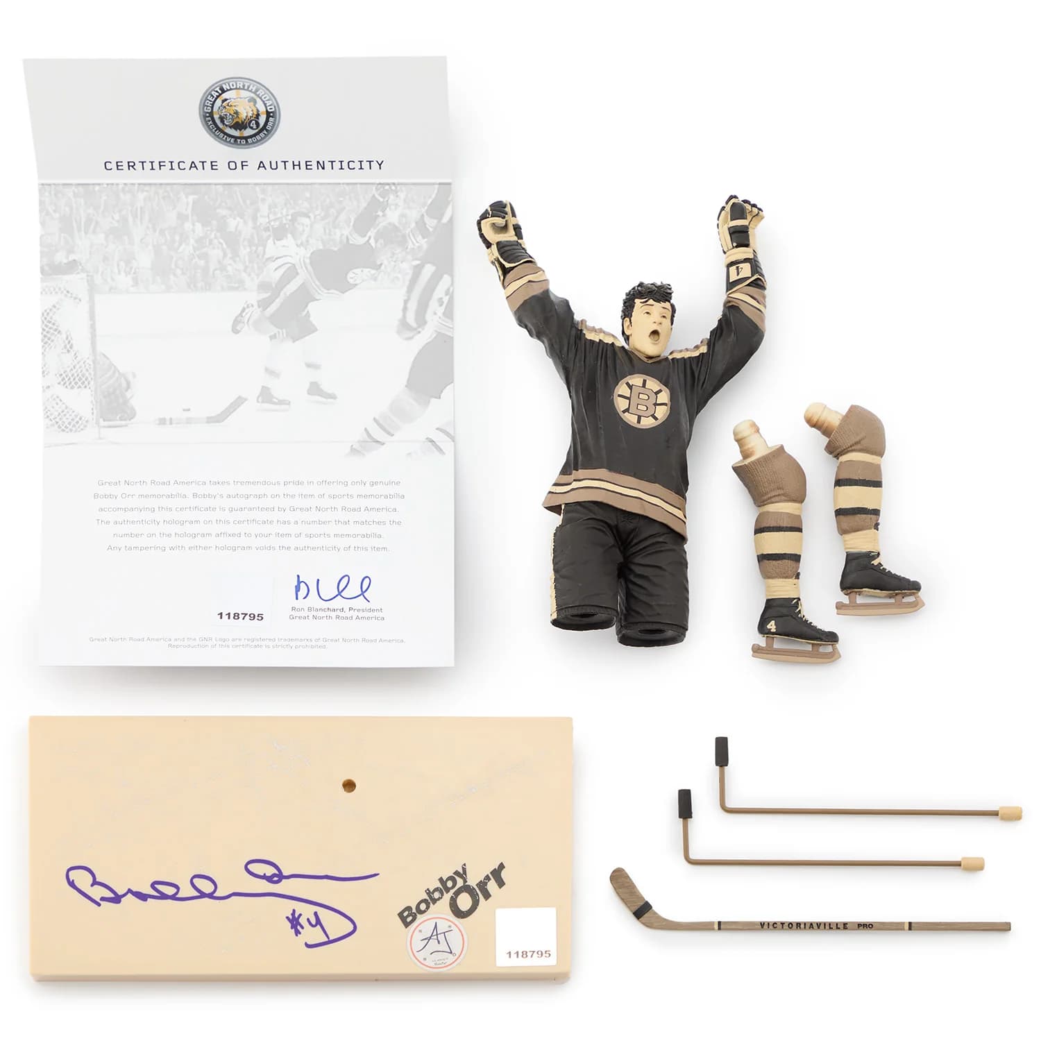 Bobby Orr Autographed Boston Bruins McFarlane Toy Figurine Bobby Orr Other boston-bruins-mcfarlane-toy-figurine, Boston Bruins, view 2, supplier stock photo