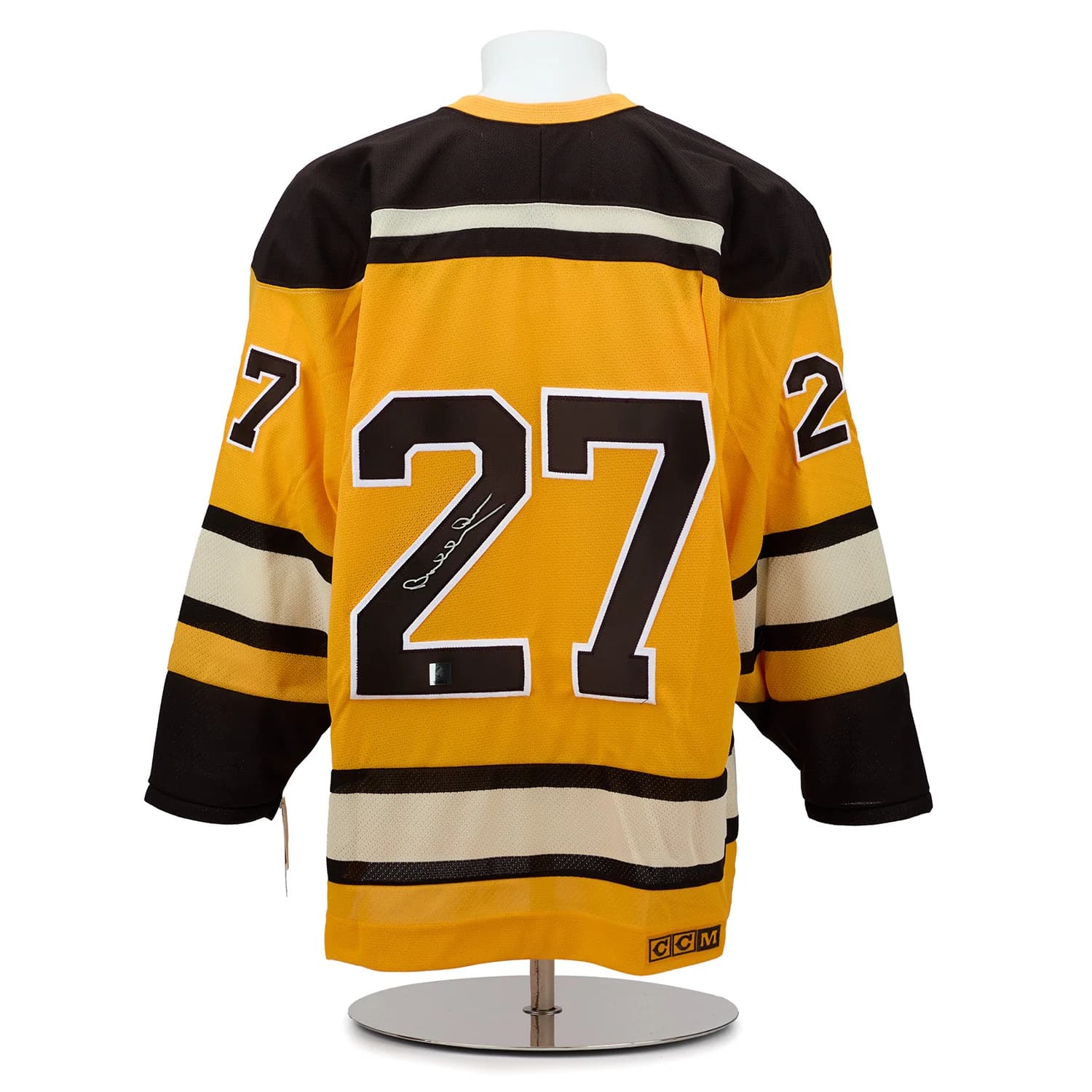 Bobby Orr Autographed Boston Bruins 1st Exhibition Game Vintage CCM Jersey Bobby Orr Jersey boston-bruins-1st-exhibition-game-vintage, Boston Bruins, supplier stock photo