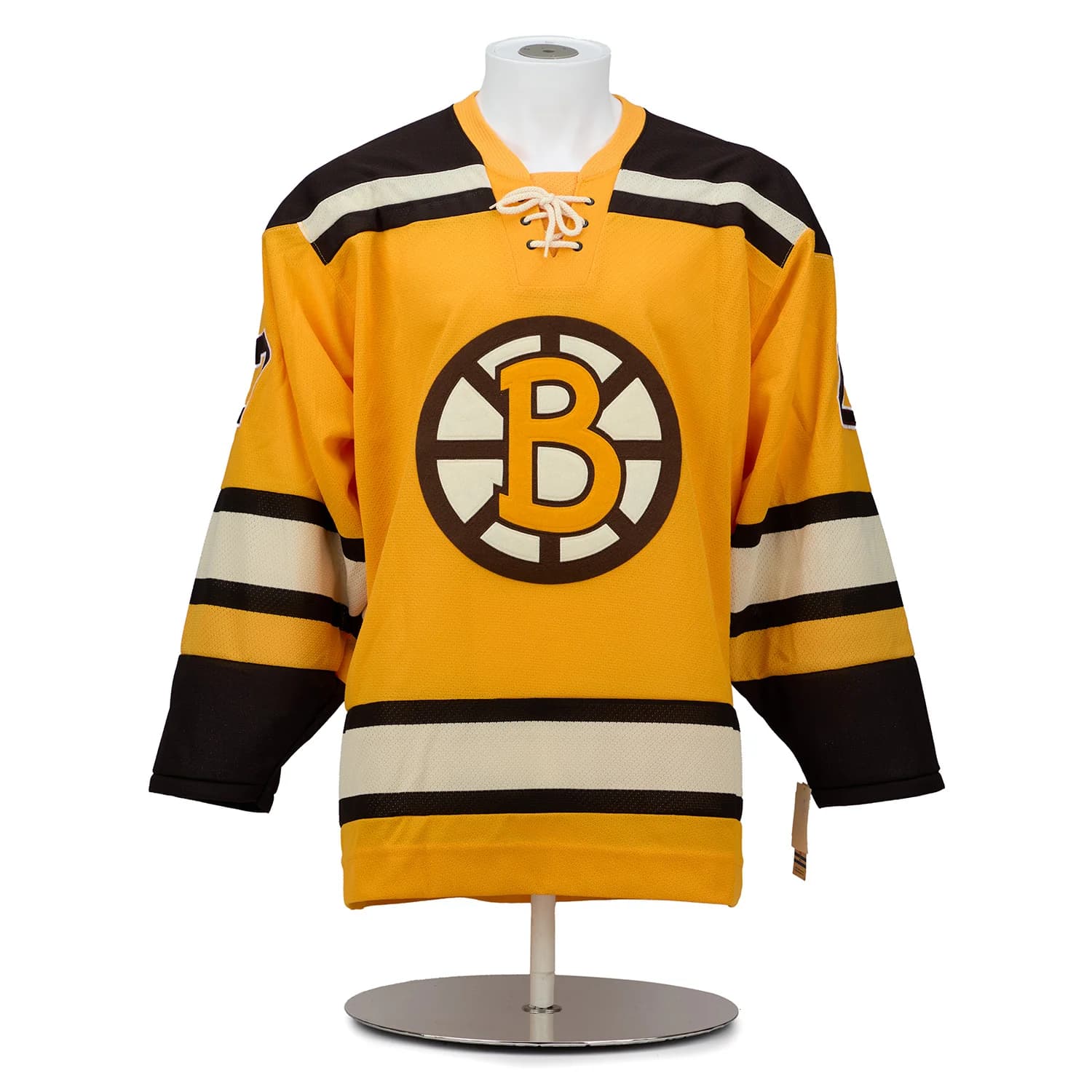 Bobby Orr Autographed Boston Bruins 1st Exhibition Game Vintage CCM Jersey Bobby Orr Jersey boston-bruins-1st-exhibition-game-vintage, Boston Bruins, view 2, supplier stock photo