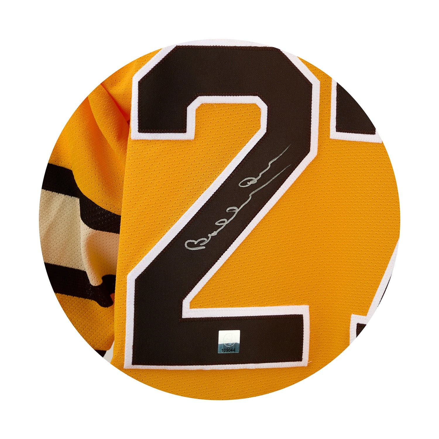Bobby Orr Autographed Boston Bruins 1st Exhibition Game Vintage CCM Jersey Bobby Orr Jersey boston-bruins-1st-exhibition-game-vintage, Boston Bruins, view 3, supplier stock photo
