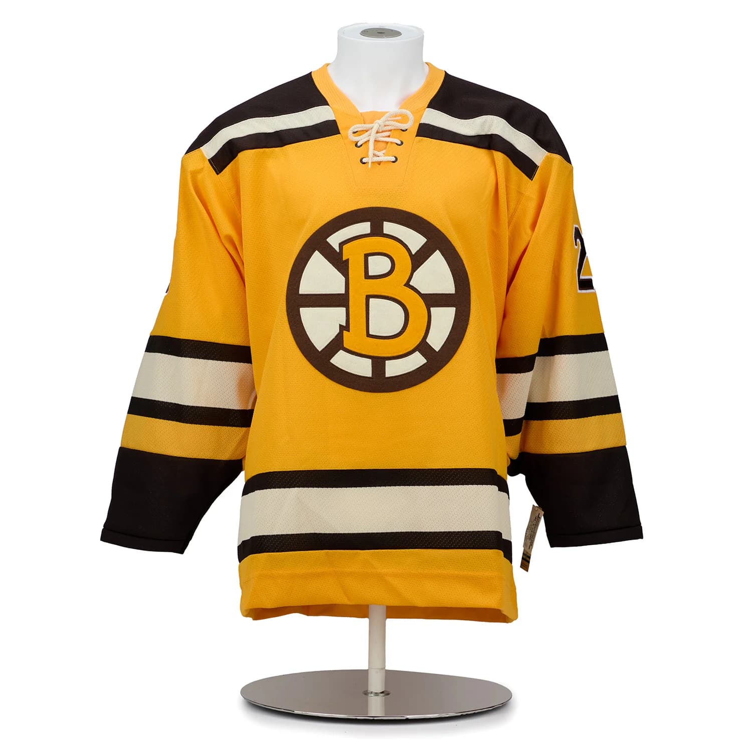 Bobby Orr Autographed Boston Bruins 1st Exhibition Game Vintage CCM Jersey Bobby Orr Jersey boston-bruins-1st-exhibition-game-vintage, Boston Bruins, view 2, supplier stock photo