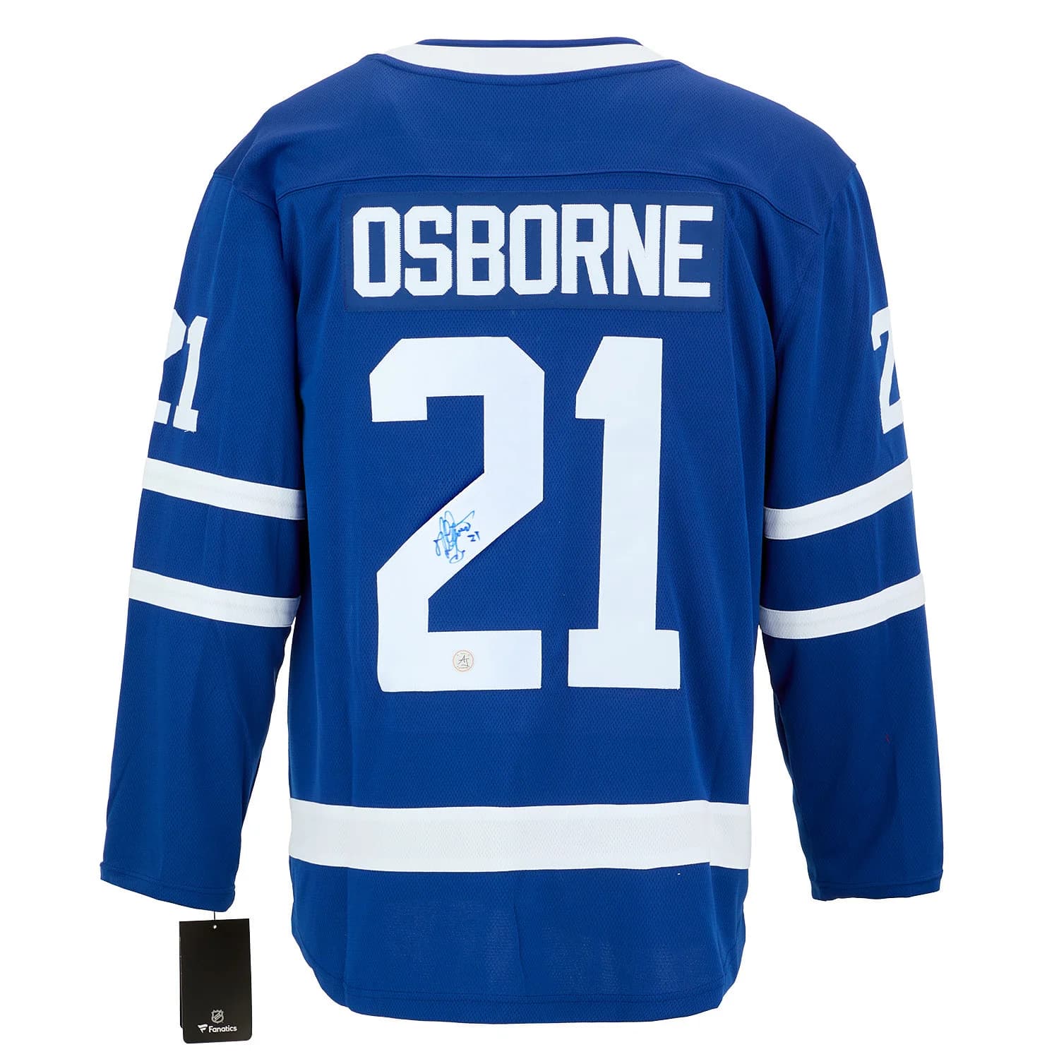 Mark Osborne Autographed Toronto Maple Leafs Fanatics Breakaway Jersey Mark Osborne Jersey breakaway, Toronto Maple Leafs, supplier stock photo