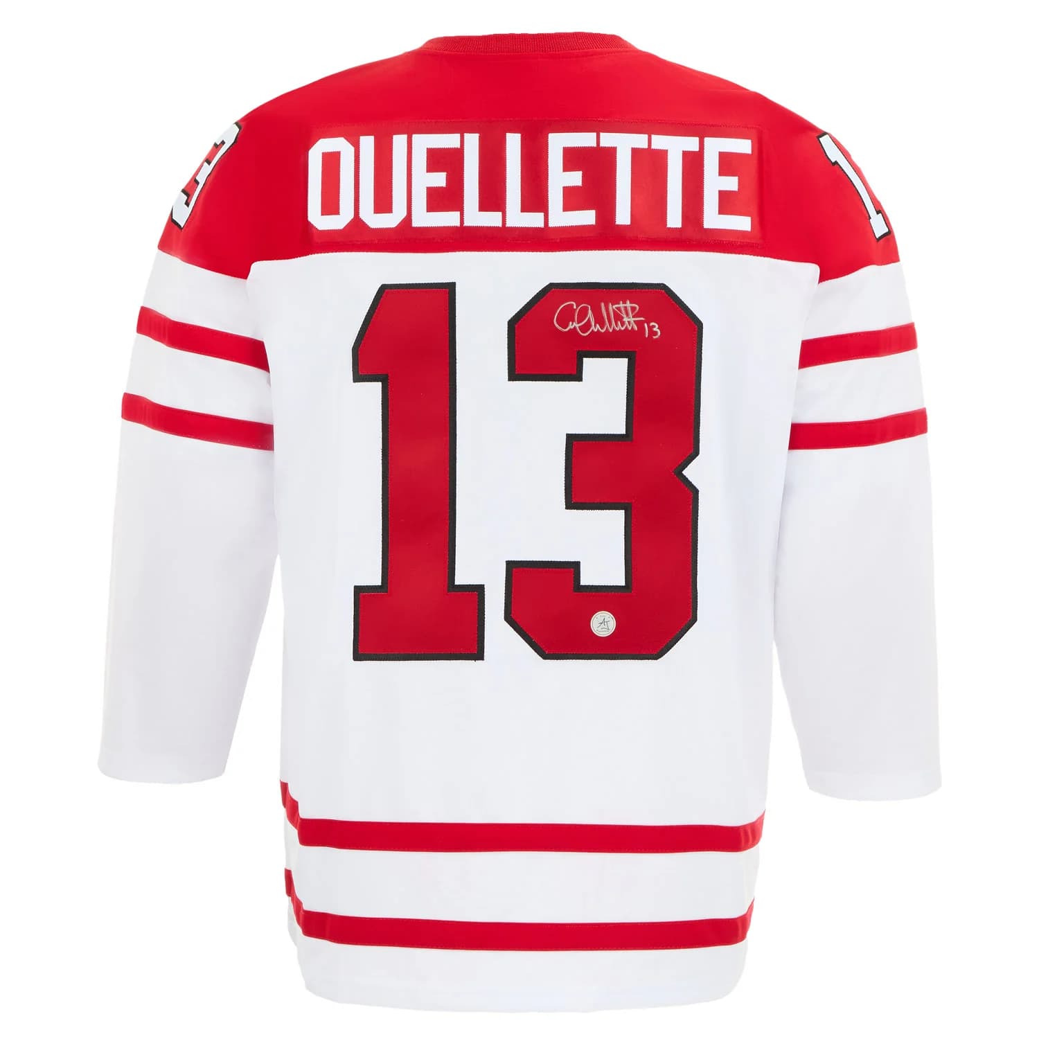Caroline Ouellette Autographed Team Canada Custom Hockey Nation Jersey Caroline Ouellette Jersey team-canada-hockey-nation, supplier stock photo