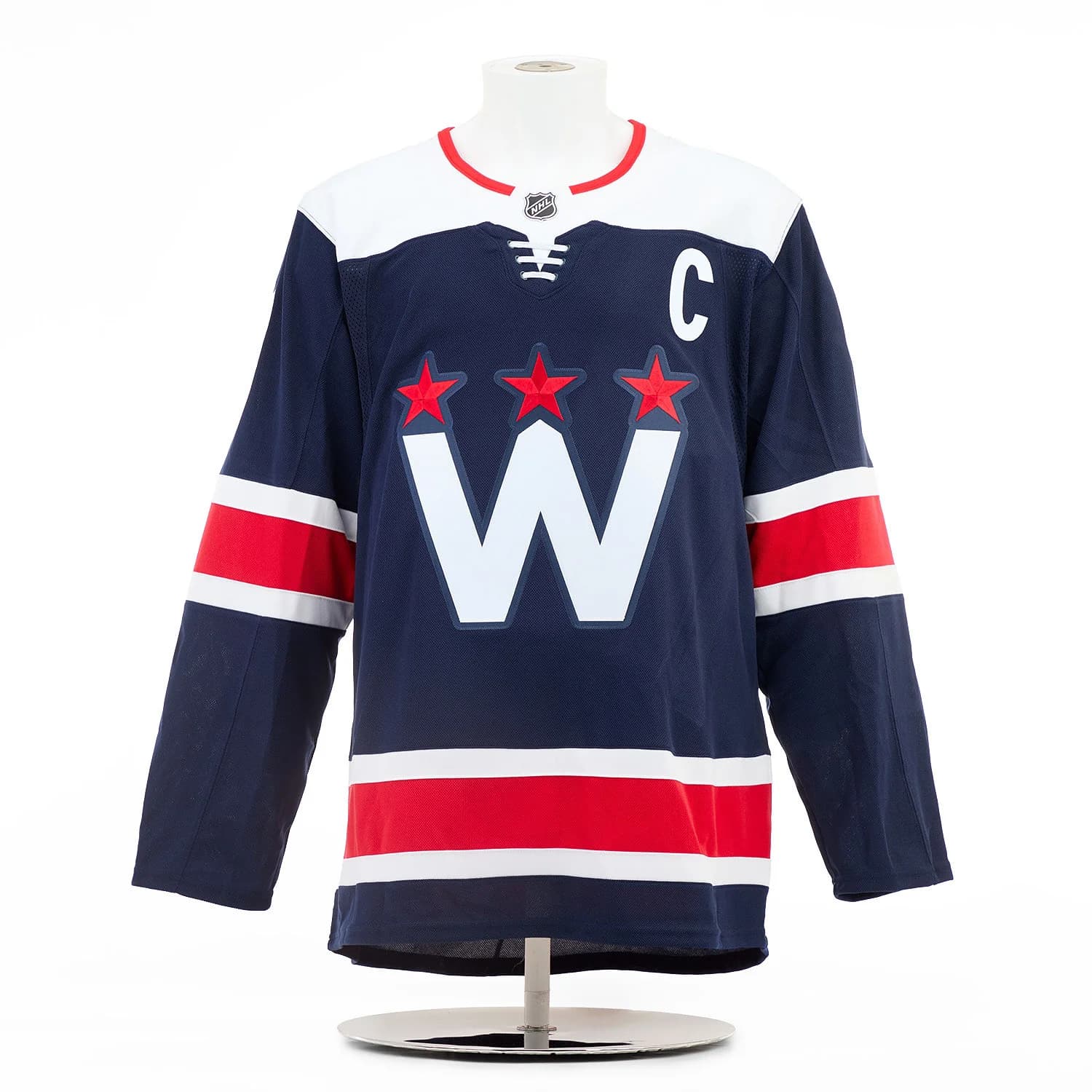 Alex Ovechkin Autographed Washington Capitals Alternate adidas Jersey Alex Ovechkin Jersey alex-ovechkin-washington-capitals-alternate, Washington Capitals, view 2, supplier stock photo