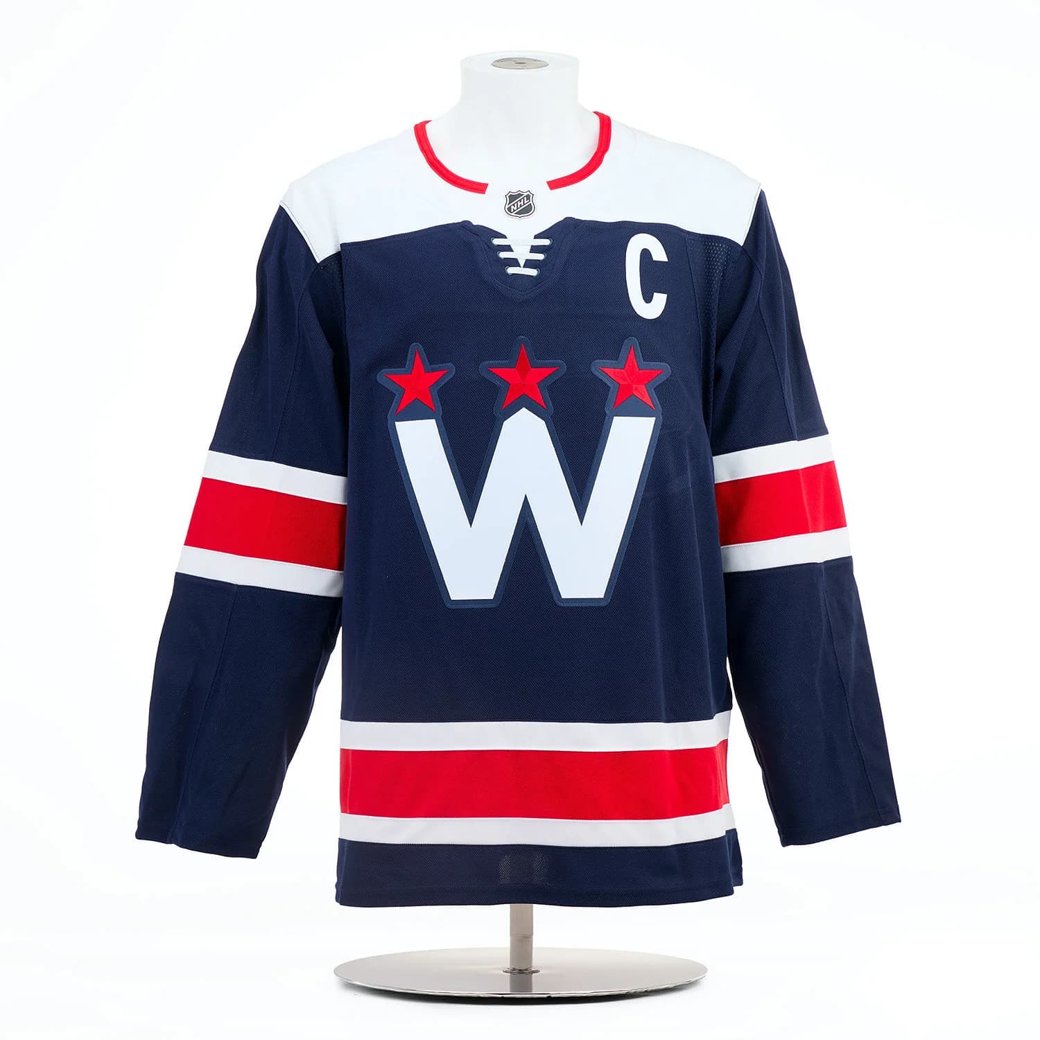 Alex Ovechkin Autographed Washington Capitals Alternate adidas Jersey Alex Ovechkin Jersey alex-ovechkin-washington-capitals-alternate, Washington Capitals, view 2, supplier stock photo