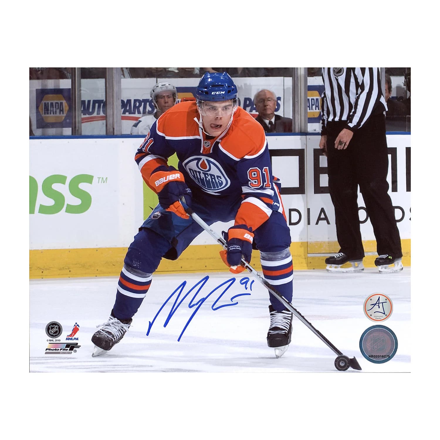 Magnus Paajarvi Autographed Edmonton Oilers First Game 8x10 Photo Magnus Paajarvi Photo 8x10-first-game, Edmonton Oilers, supplier stock photo