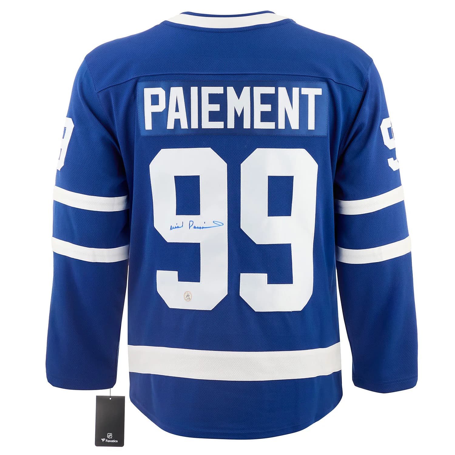 Wilf Paiement Autographed Toronto Maple Leafs Fanatics Breakaway Jersey Wilf Paiement Jersey breakaway, Toronto Maple Leafs, supplier stock photo