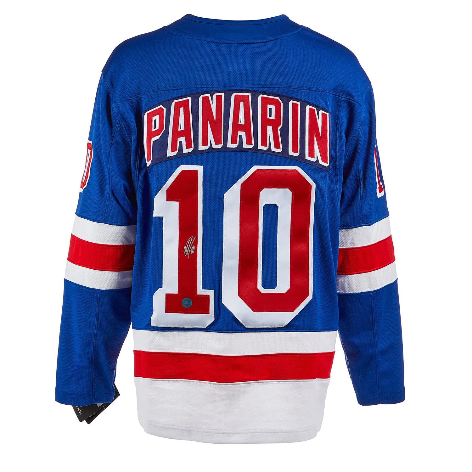 Artemi Panarin Autographed New York Rangers Fanatics Breakaway Jersey Artemi Panarin Jersey breakaway, New York Rangers, supplier stock photo