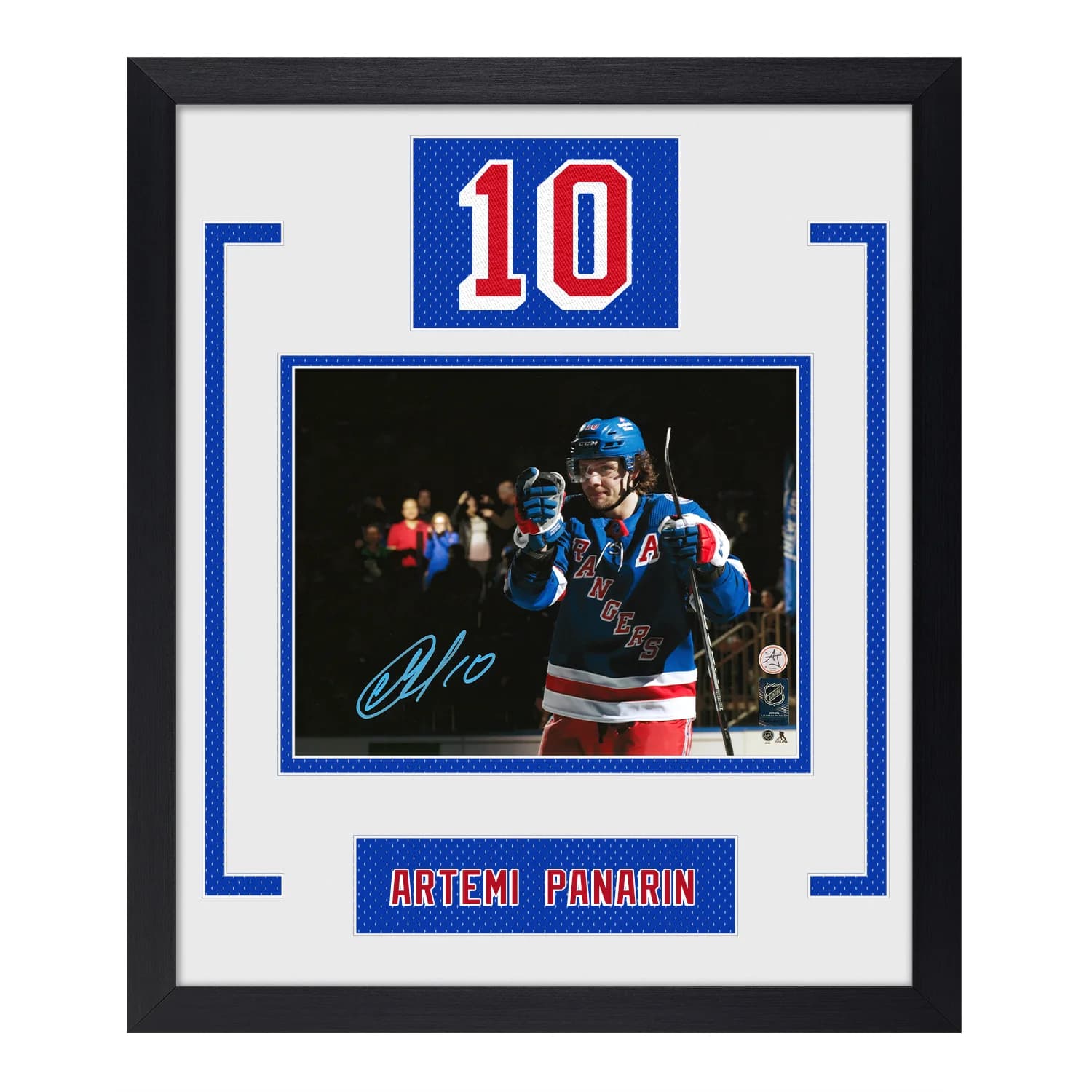 Artemi Panarin Signed New York Rangers Authentic Number 23x27 Frame Artemi Panarin Other 23x27-number-frame, New York Rangers, supplier stock photo