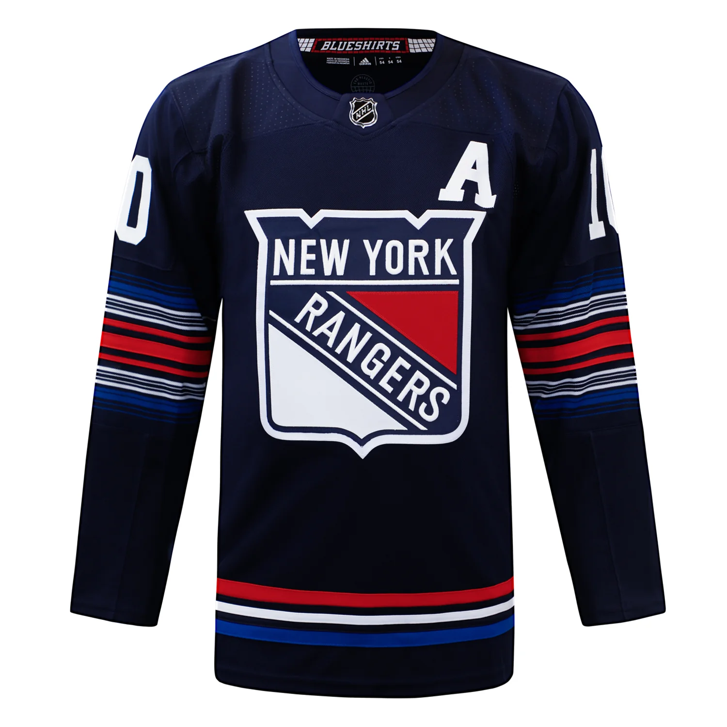 Artemi Panarin Signed New York Rangers Alt Crest adidas Jersey Artemi Panarin Jersey alt-crest-adidas, New York Rangers, view 2, supplier stock photo