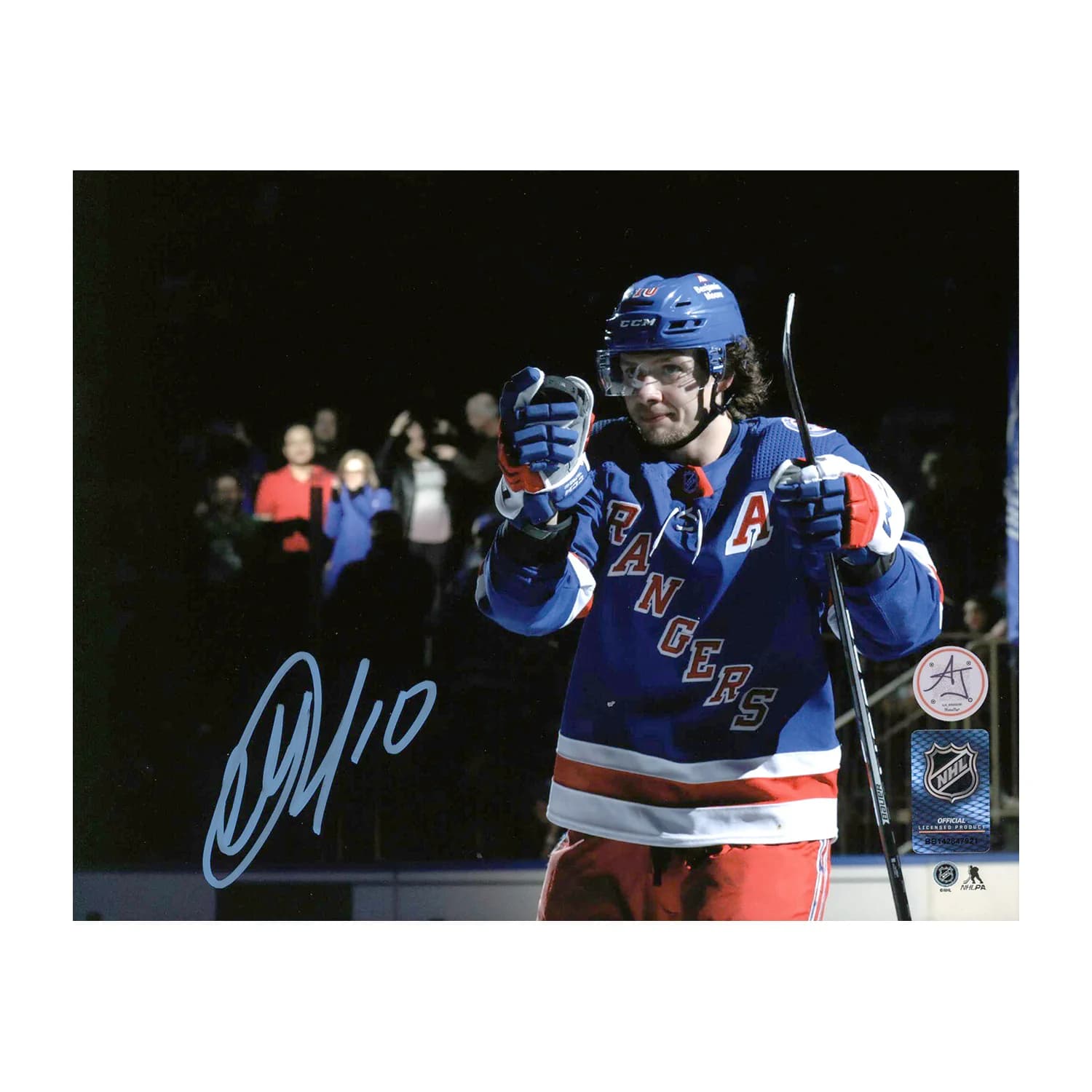 Artemi Panarin Signed New York Rangers Intensity 8x10 Photo Artemi Panarin Photo 8x10-intensity, New York Rangers, supplier stock photo