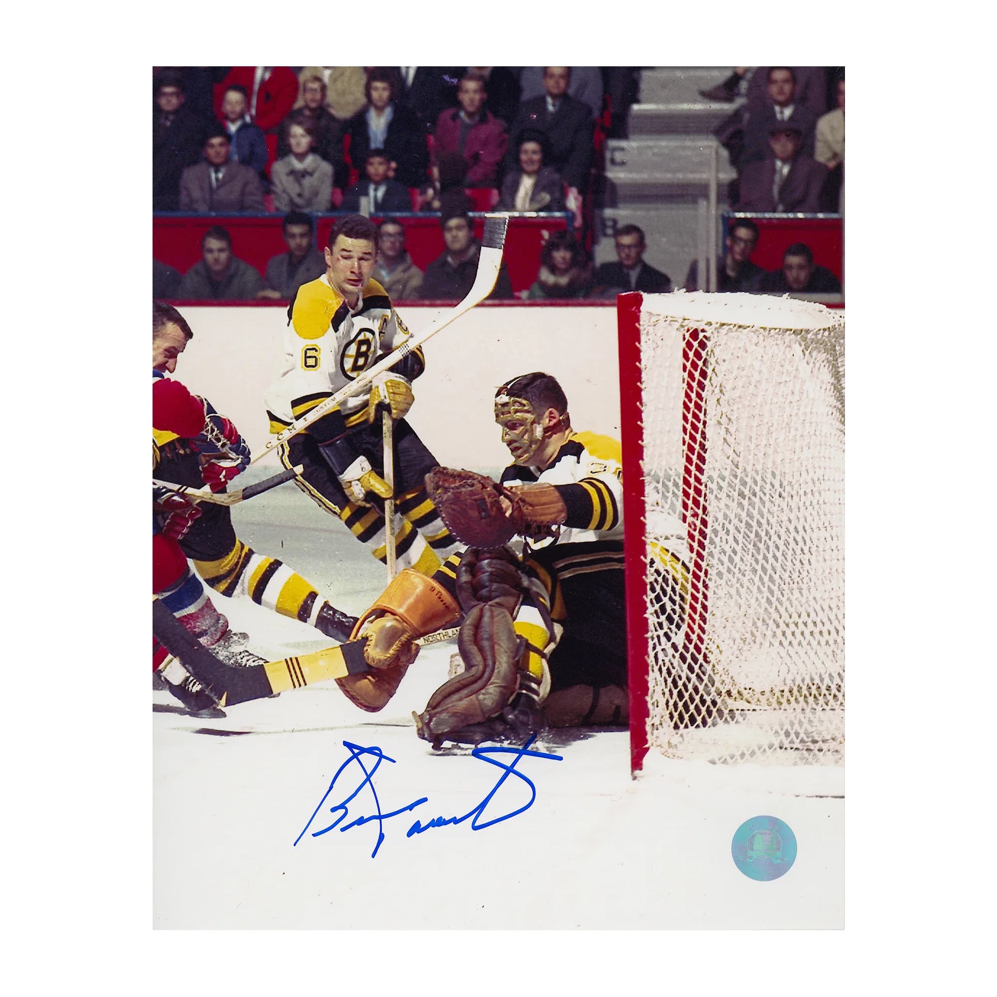 Bernie Parent Autographed Boston Bruins Rookie 8x10 Photo Bernie Parent Photo 8x10-bernie-parent-boston-bruins-rookie, Boston Bruins, supplier stock photo