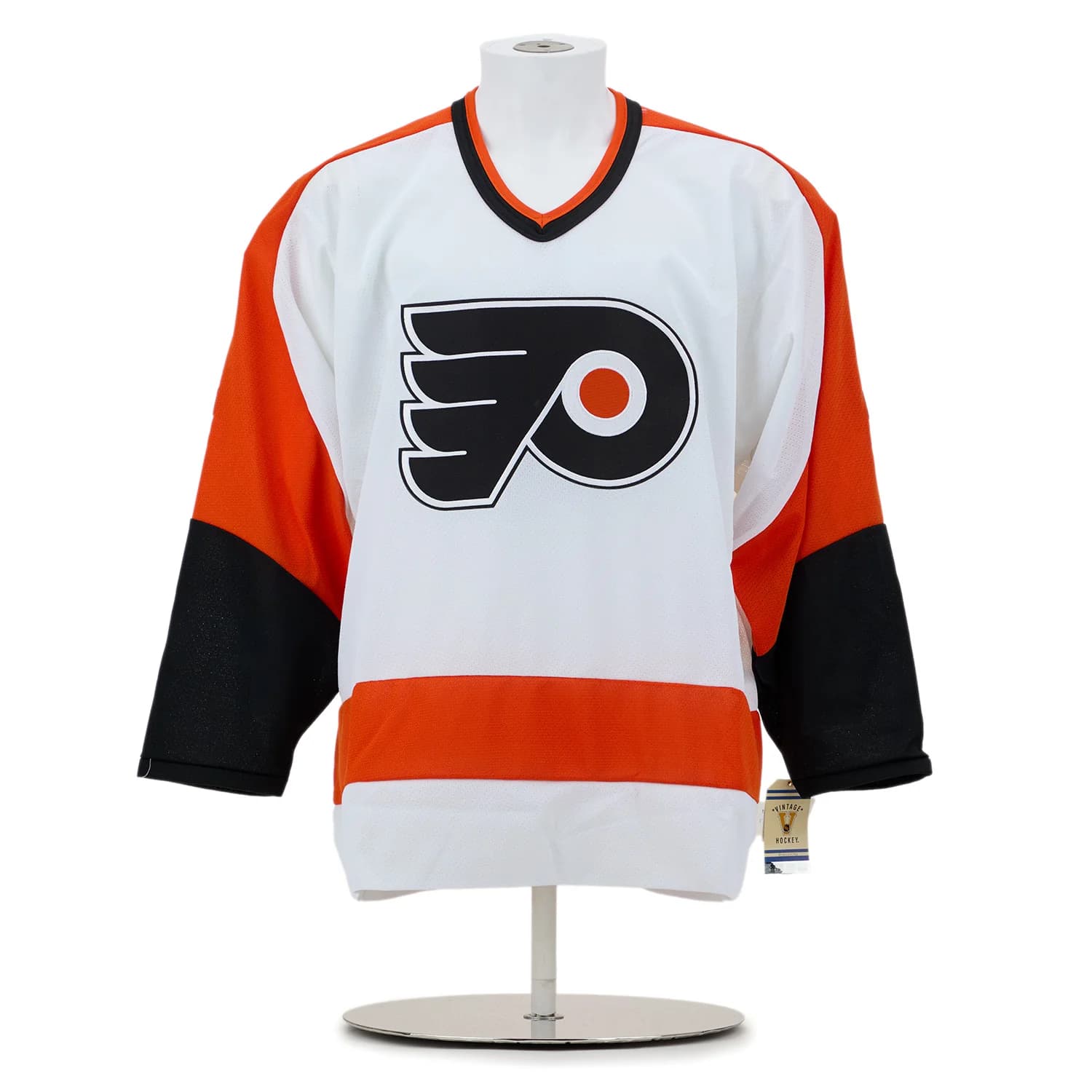 Bernie Parent Signed & Inscribed Philadelphia Flyers White Vintage CCM Jersey Bernie Parent Jersey bernie-parent-inscribed-philadelphia-flyers, Philadelphia Flyers, view 2, supplier stock photo