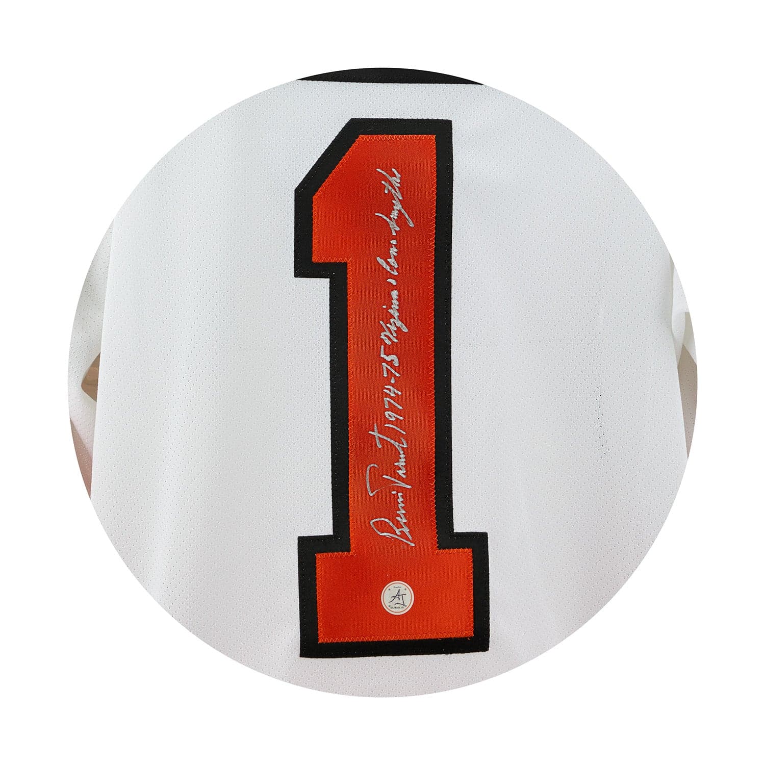Bernie Parent Signed & Inscribed Philadelphia Flyers White Vintage CCM Jersey Bernie Parent Jersey bernie-parent-inscribed-philadelphia-flyers, Philadelphia Flyers, view 3, supplier stock photo
