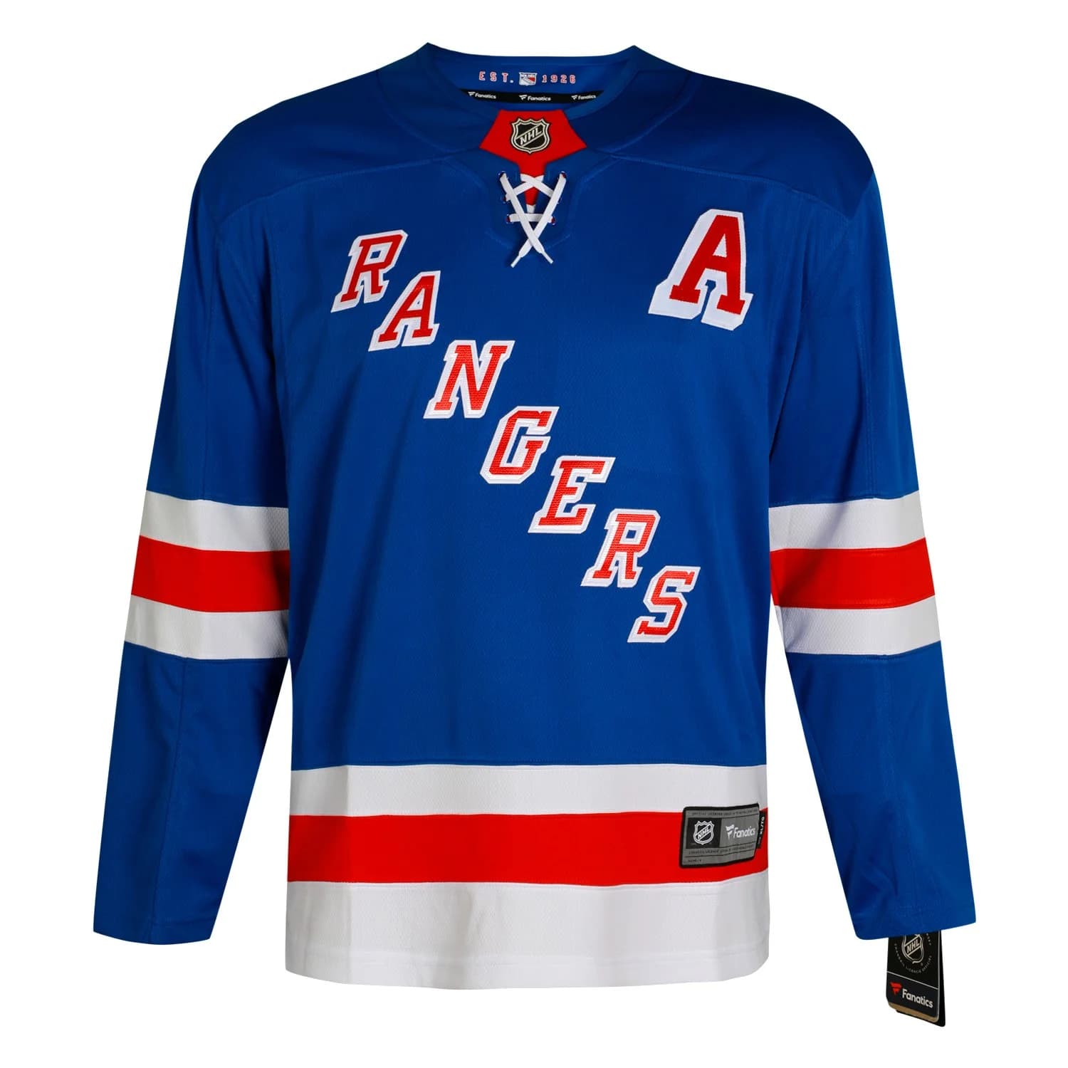 Brad Park Signed New York Rangers Blue Fanatics Breakaway Jersey Brad Park Jersey blue-breakaway, New York Rangers, view 2, supplier stock photo