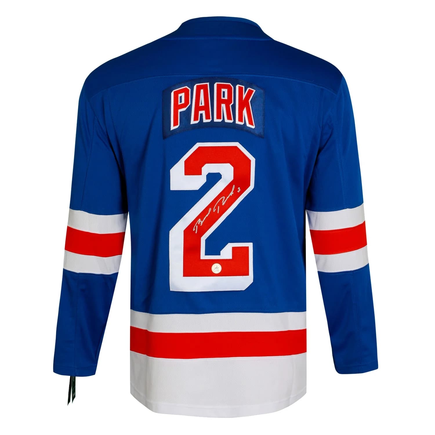Brad Park Signed New York Rangers Blue Fanatics Breakaway Jersey Brad Park Jersey blue-breakaway, New York Rangers, supplier stock photo