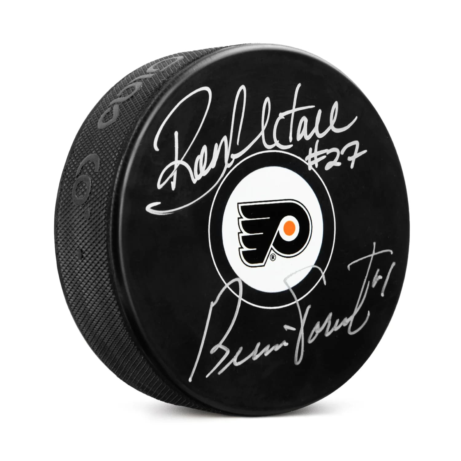 Bernie Parent & Ron Hextall Dual Signed Philadelphia Flyers Puck Bernie Parent Puck bernie-parent-ron-hextall-dual-philadelphia, Philadelphia Flyers, supplier stock photo