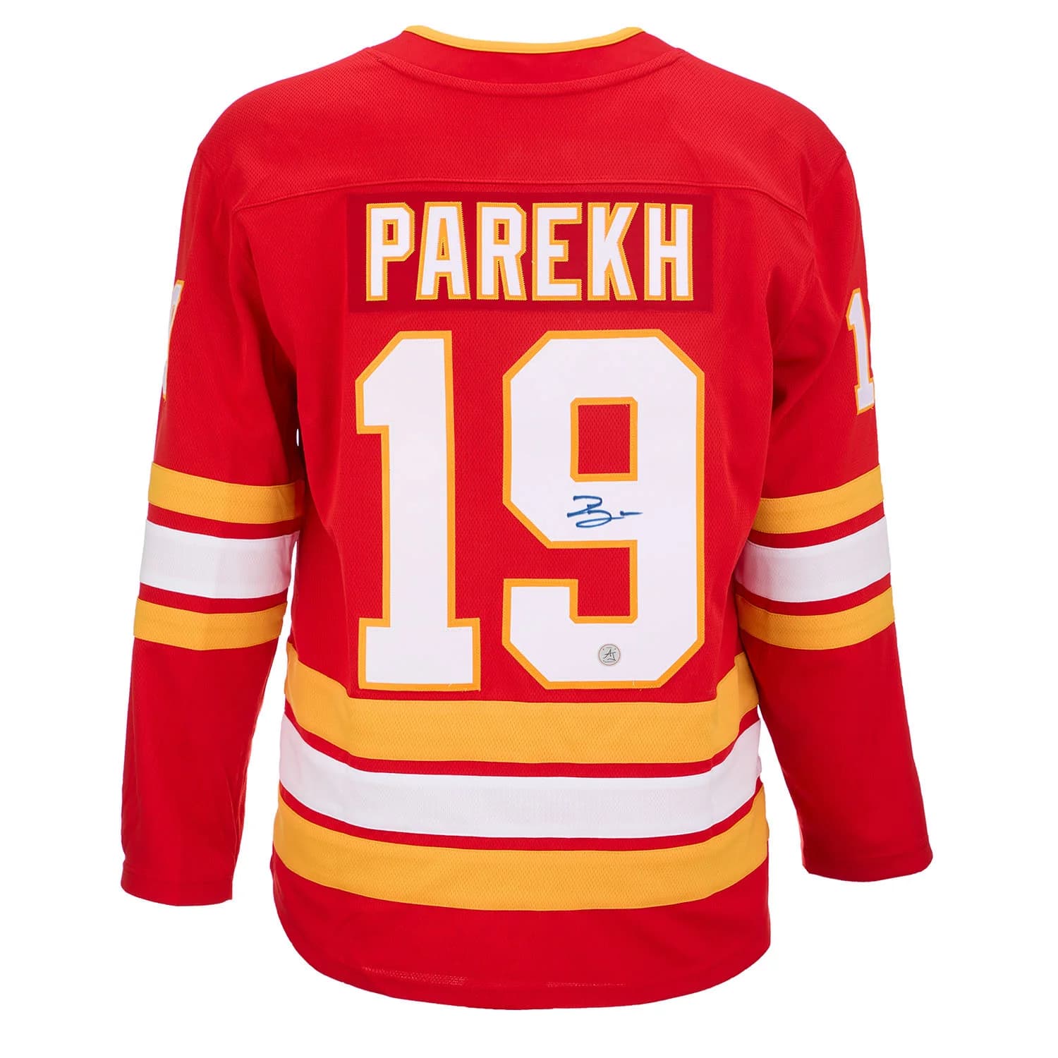 Zayne Parekh Autographed Calgary Flames Fanatics Breakaway Jersey Zayne Parekh Jersey zayne-parekh-calgary-flames-breakaway, Calgary Flames, supplier stock photo