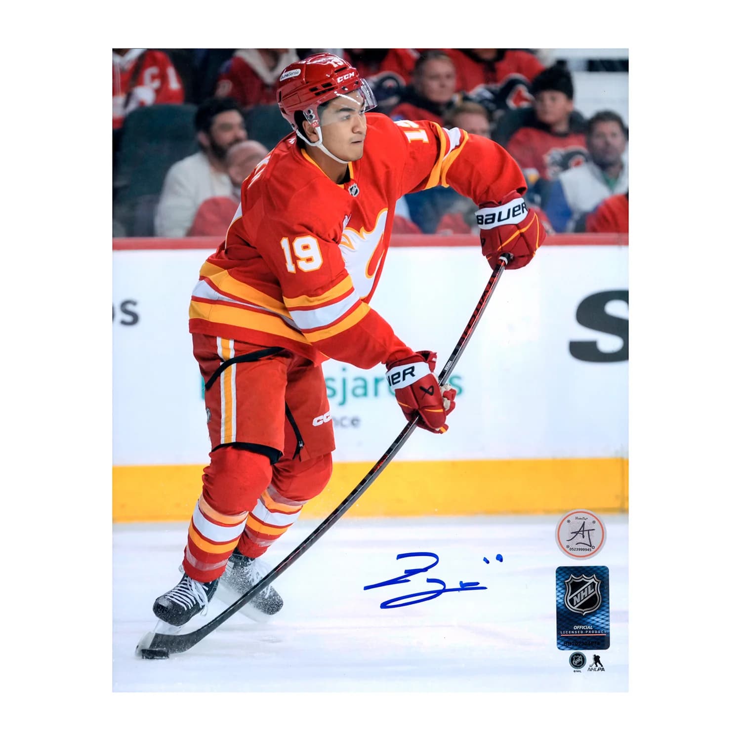Zayne Parekh Autographed Calgary Flames Shooting 8x10 Photo Zayne Parekh Photo 8x10-shooting, Calgary Flames, supplier stock photo