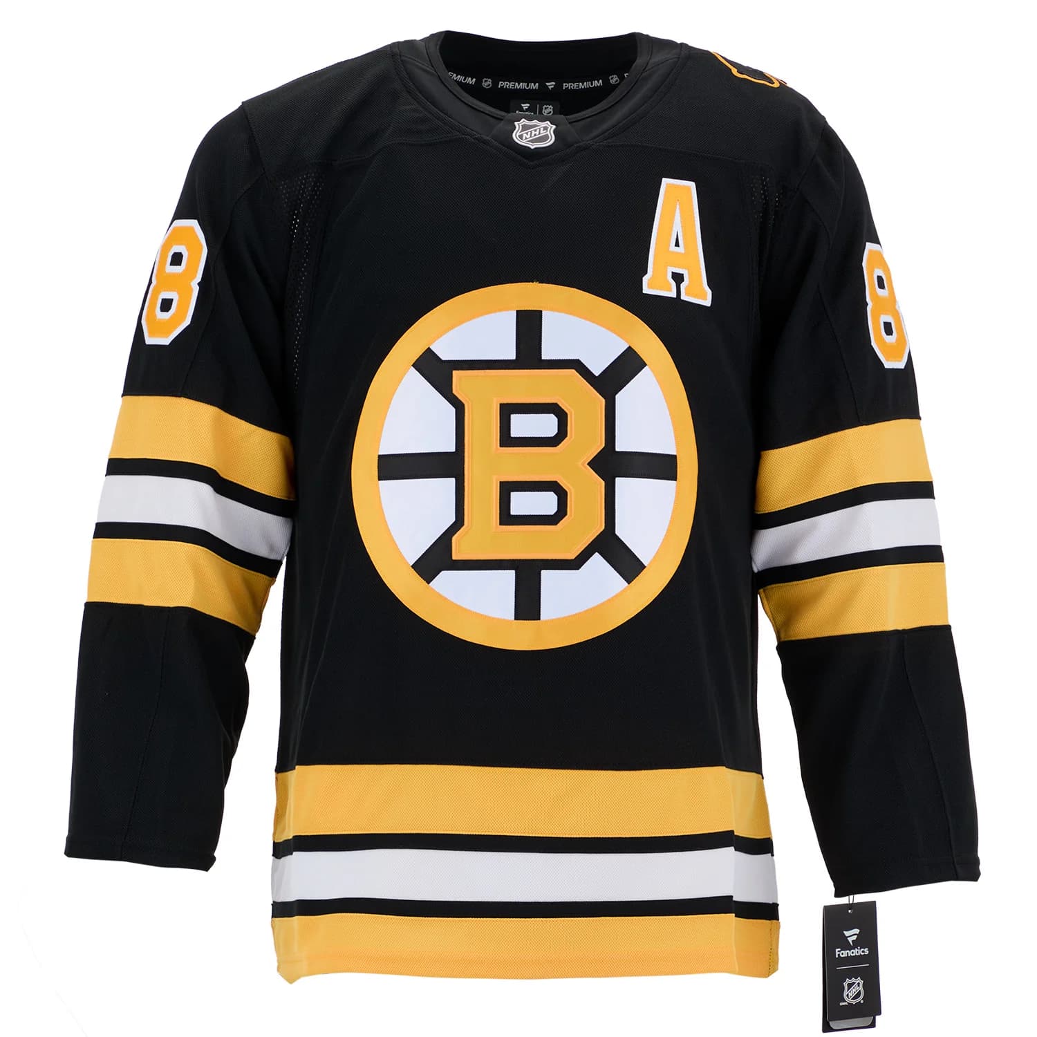 David Pastrnak Autographed Boston Bruins Fanatics Premium Jersey David Pastrnak Jersey david-pastrnak-boston-bruins-premium, Boston Bruins, view 2, supplier stock photo