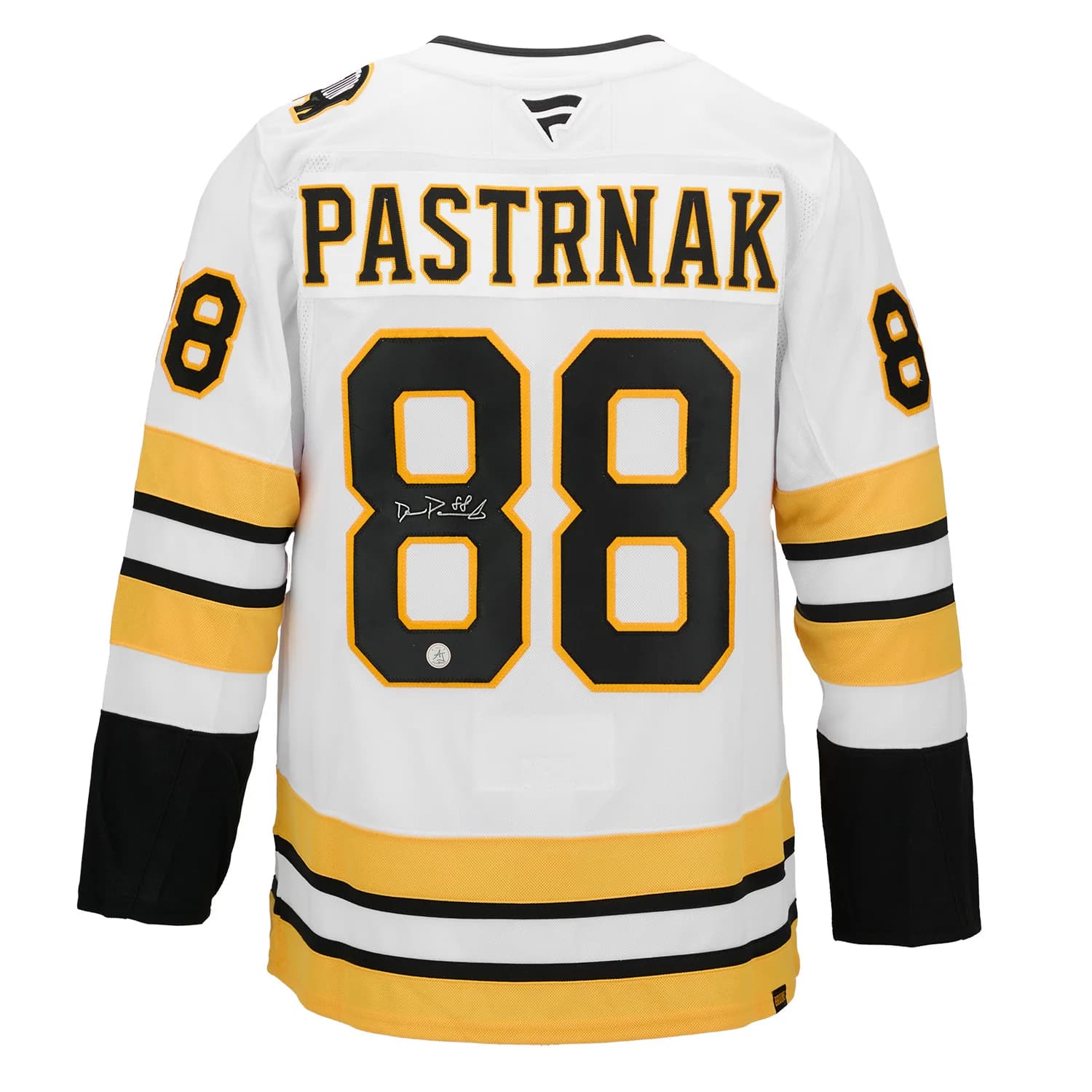 David Pastrnak Signed Boston Bruins White Fanatics Premium Jersey David Pastrnak Jersey david-pastrnak-boston-bruins-white-premium, Boston Bruins, supplier stock photo