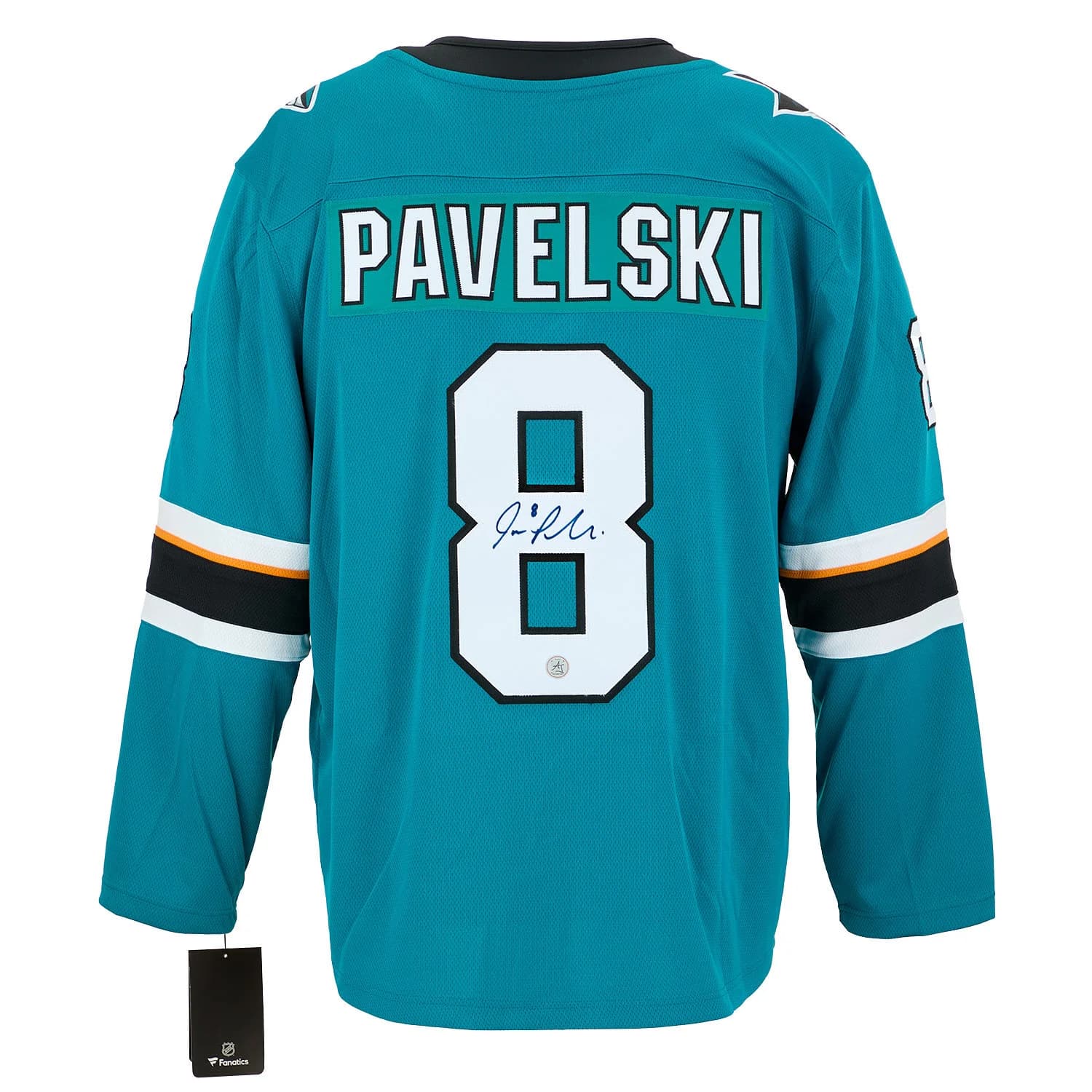 Joe Pavelski Autographed San Jose Sharks Fanatics Breakaway Jersey Joe Pavelski Jersey breakaway, San Jose Sharks, supplier stock photo
