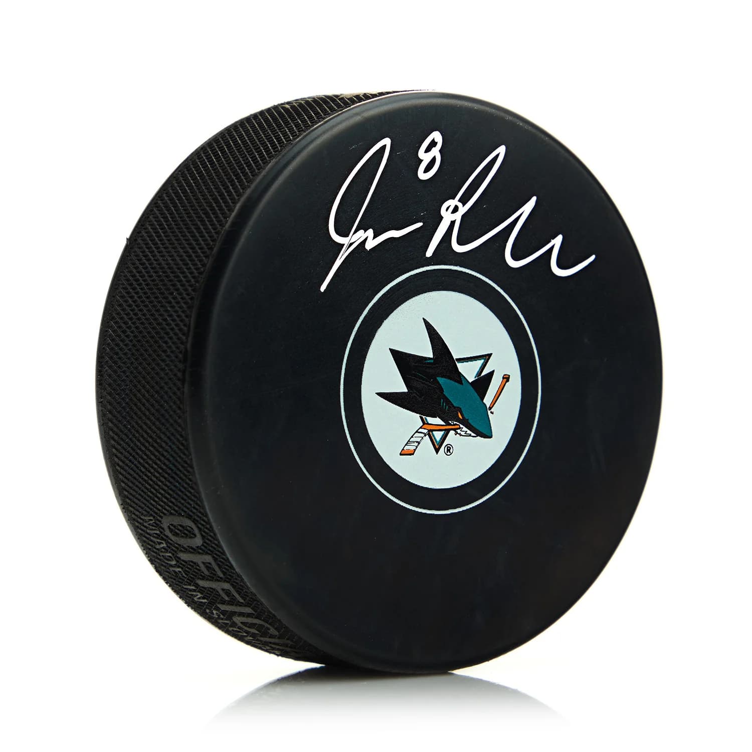 Joe Pavelski Autographed San Jose Sharks Hockey Puck Joe Pavelski Puck hockey, San Jose Sharks, supplier stock photo
