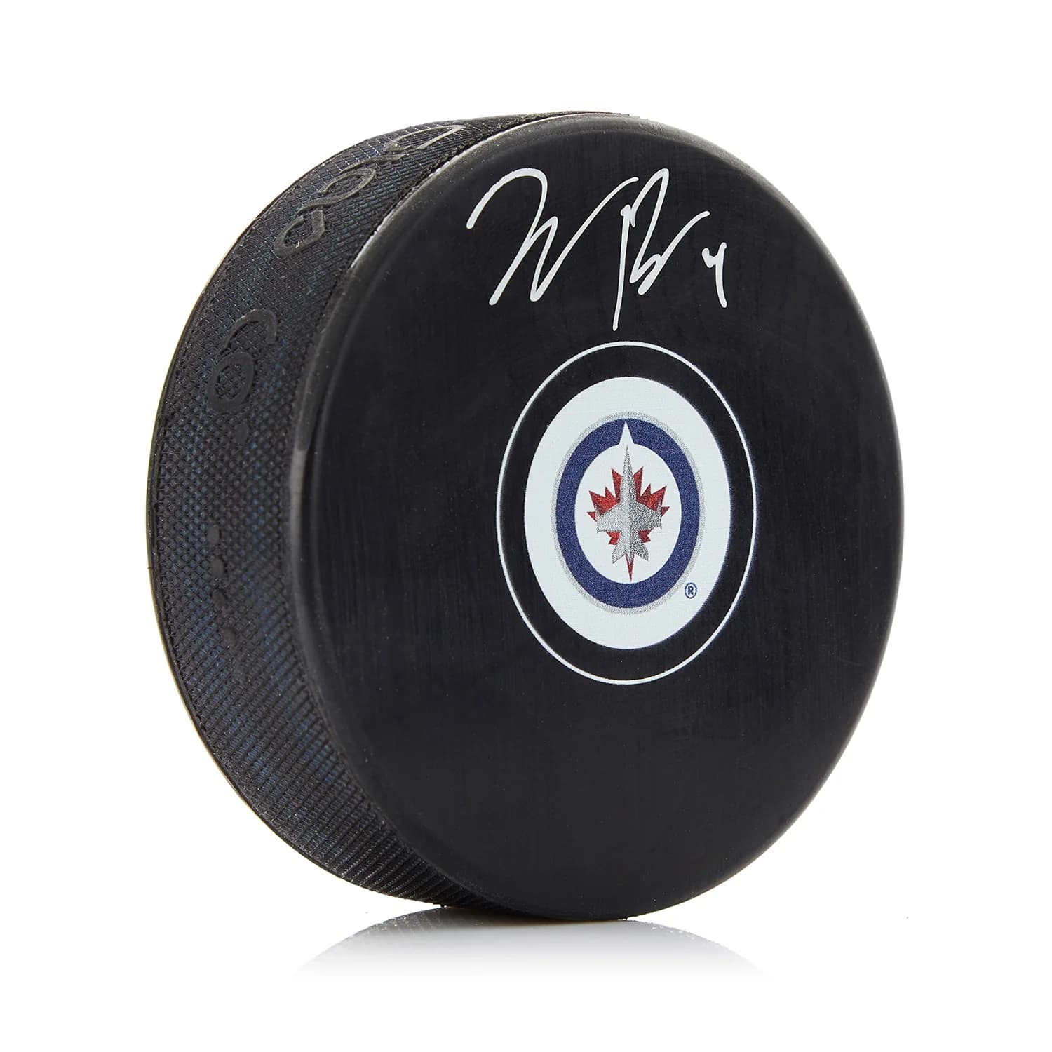 Neal Pionk Winnipeg Jets Autographed Hockey Puck Neal Pionk Puck hockey, Winnipeg Jets, supplier stock photo