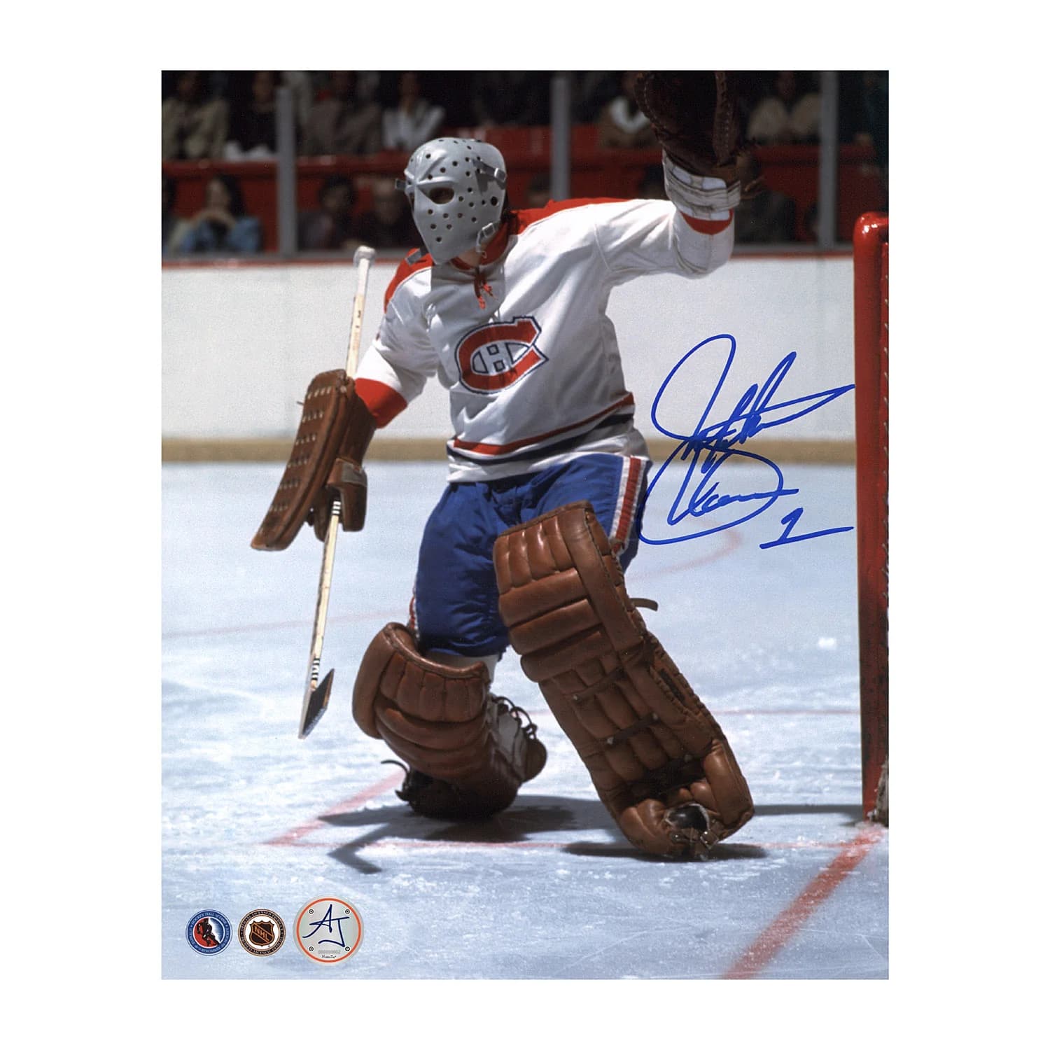 Michel Plasse Montreal Canadiens Autographed Goalie 8x10 Photo Michel Plasse Photo 8x10-goalie, Montreal Canadiens, supplier stock photo