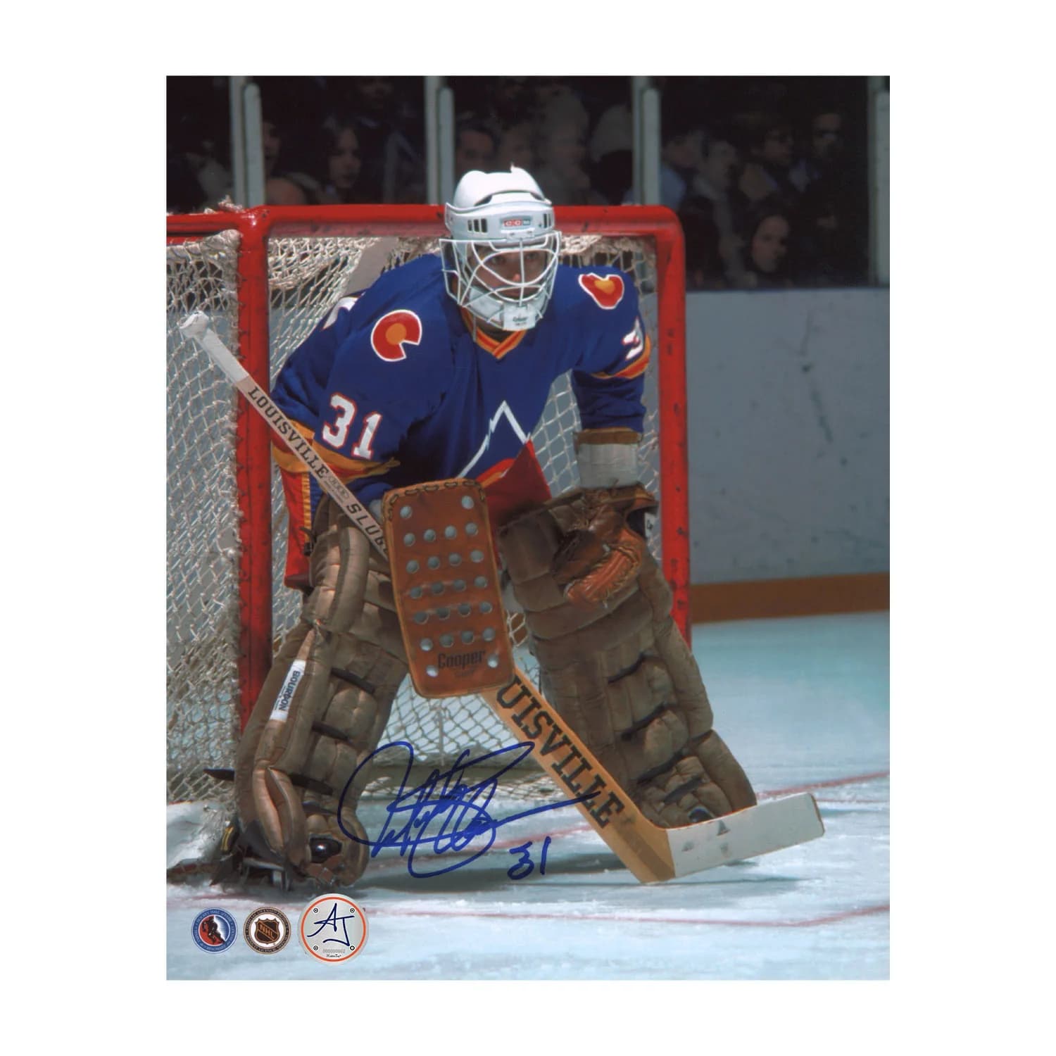 Michel Plasse Colorado Rockies Autographed Goalie 8x10 Photo Michel Plasse Photo 8x10-colorado-rockies-goalie, supplier stock photo
