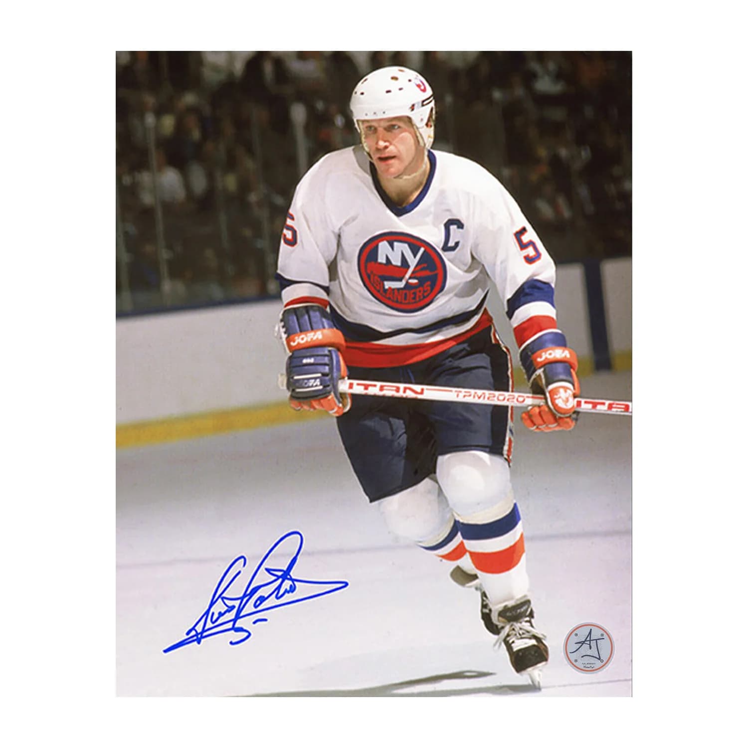 Denis Potvin Autographed New York Islanders Captain 8x10 Photo Denis Potvin Photo 8x10-captain, New York Islanders, supplier stock photo