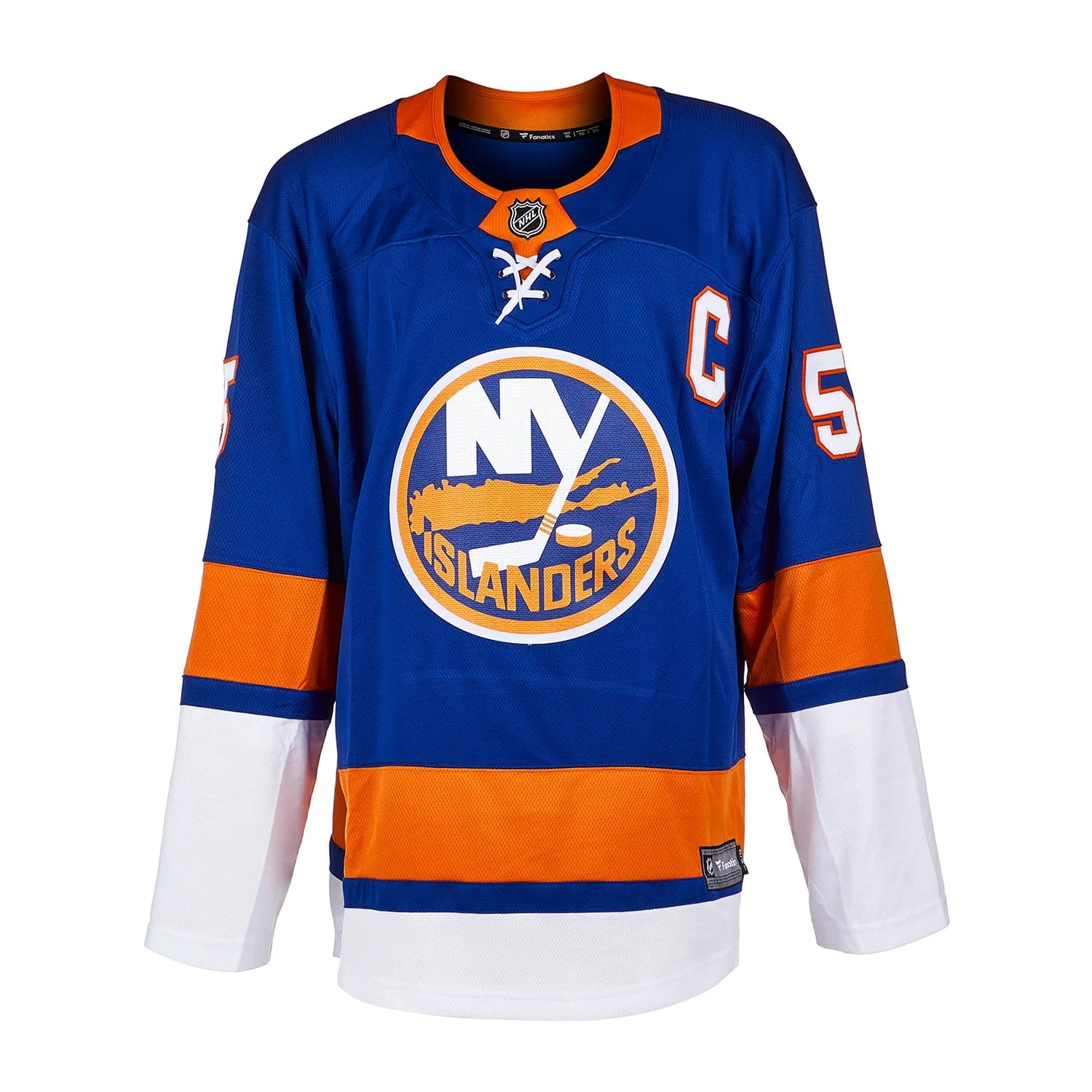 Denis Potvin Autographed New York Islanders Fanatics Breakaway Jersey Denis Potvin Jersey breakaway, New York Islanders, view 2, supplier stock photo