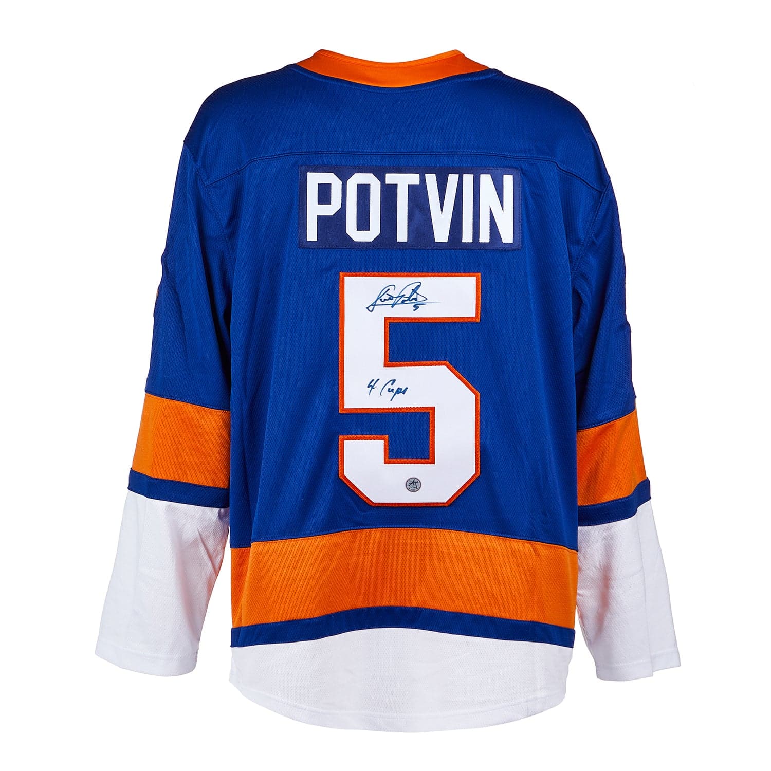 Denis Potvin New York Islanders Signed 4 Cups Fanatics Jersey Denis Potvin Jersey 4-cups, New York Islanders, supplier stock photo