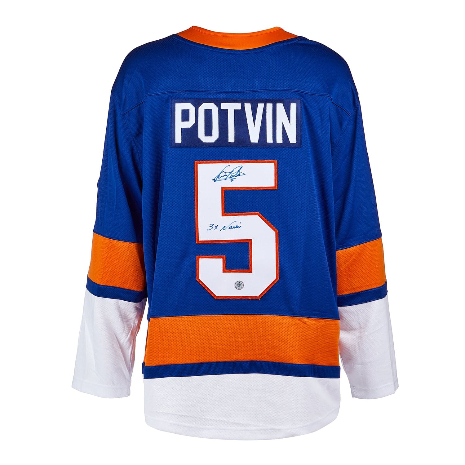 Denis Potvin New York Islanders Signed Norris Fanatics Jersey Denis Potvin Jersey norris, New York Islanders, supplier stock photo