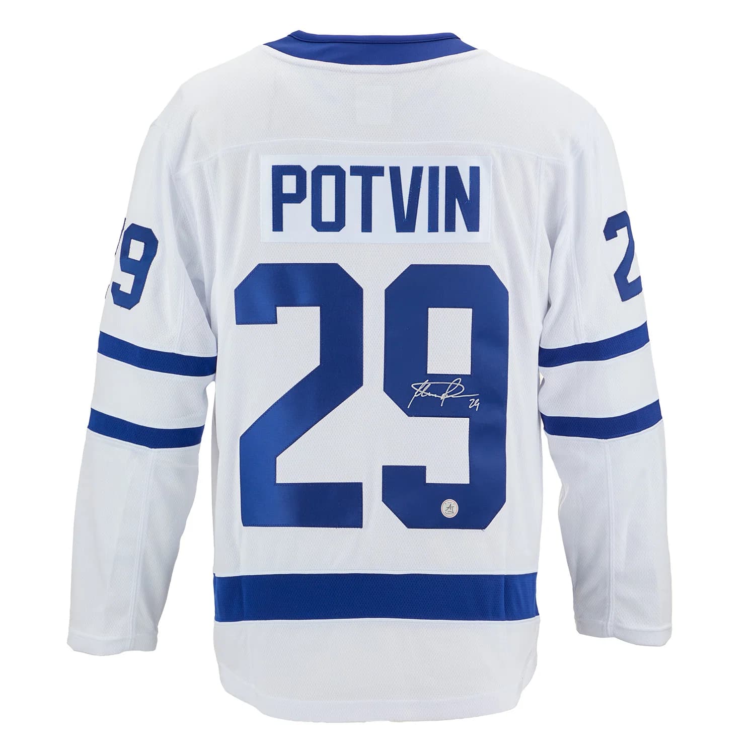 Felix Potvin Signed Toronto Maple Leafs White Fanatics Breakaway Jersey Felix Potvin Jersey white-breakaway, Toronto Maple Leafs, supplier stock photo