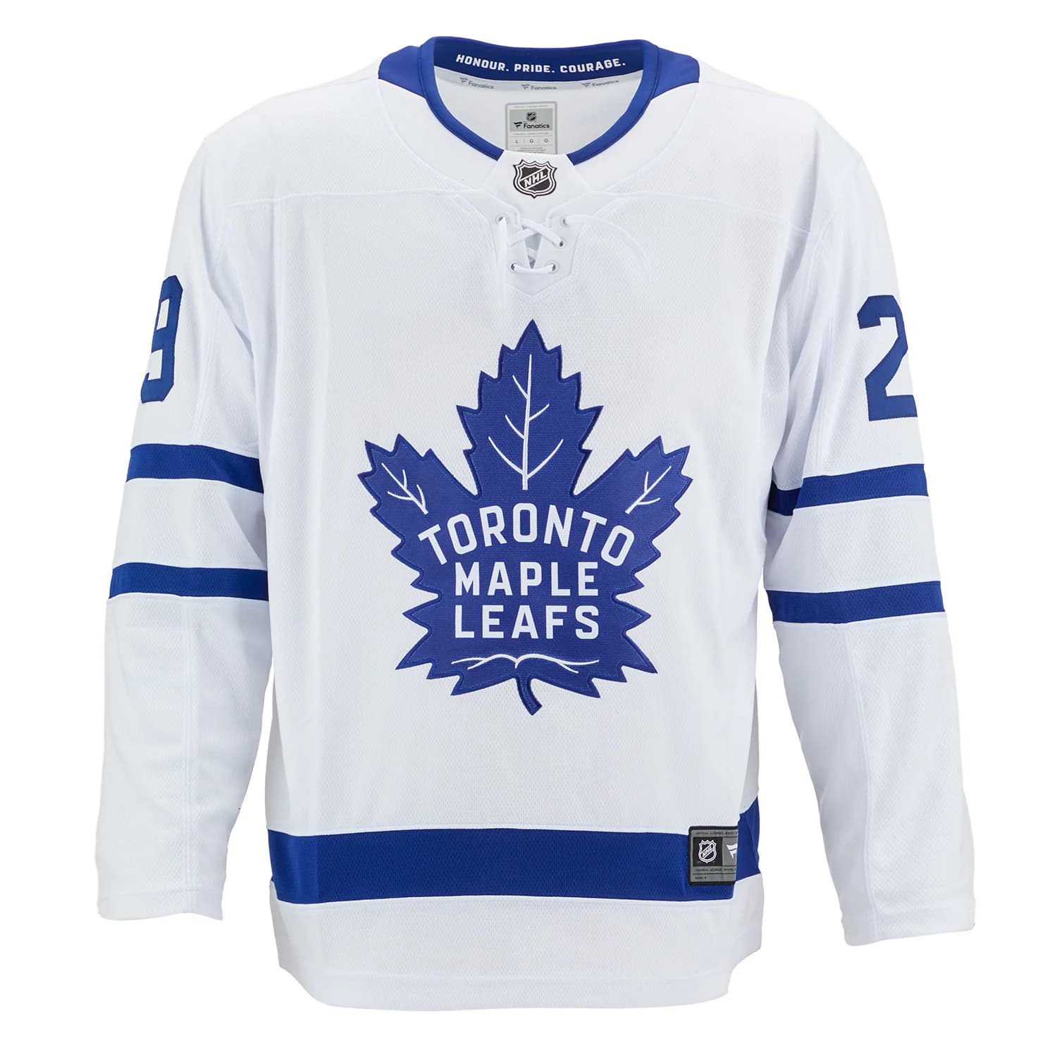 Felix Potvin Signed Toronto Maple Leafs White Fanatics Breakaway Jersey Felix Potvin Jersey white-breakaway, Toronto Maple Leafs, view 2, supplier stock photo