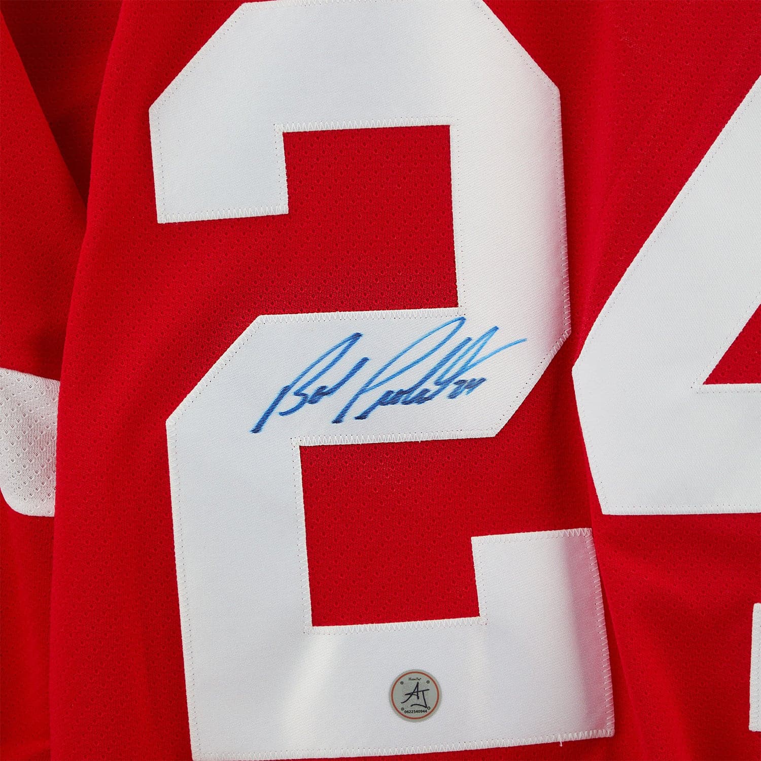 Bob Probert Autographed Detroit Red Wings Vintage CCM Jersey Bob Probert Jersey bob-probert-vintage-ccm, Detroit Red Wings, view 3, supplier stock photo