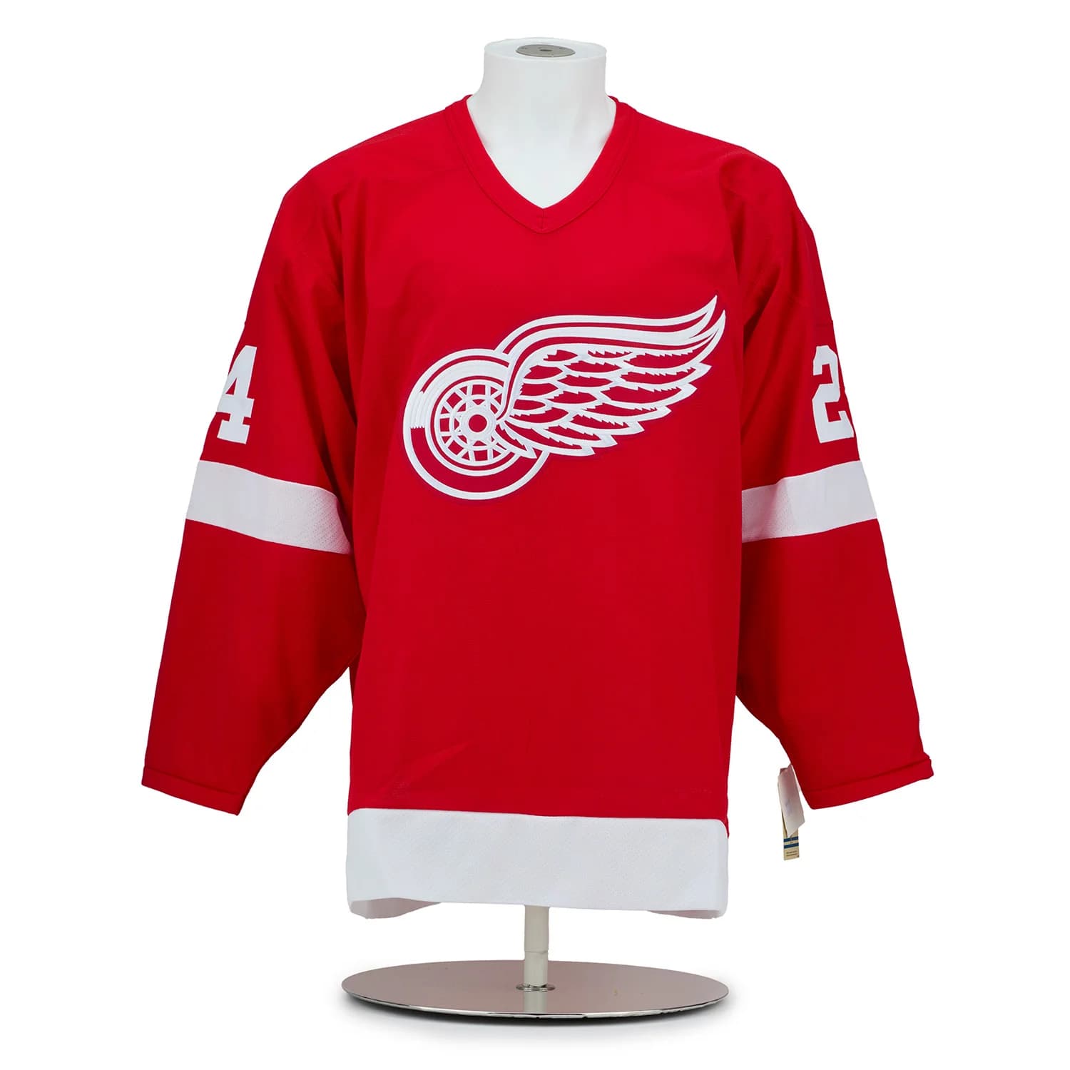 Bob Probert Autographed Detroit Red Wings Vintage CCM Jersey Bob Probert Jersey bob-probert-vintage-ccm, Detroit Red Wings, view 2, supplier stock photo