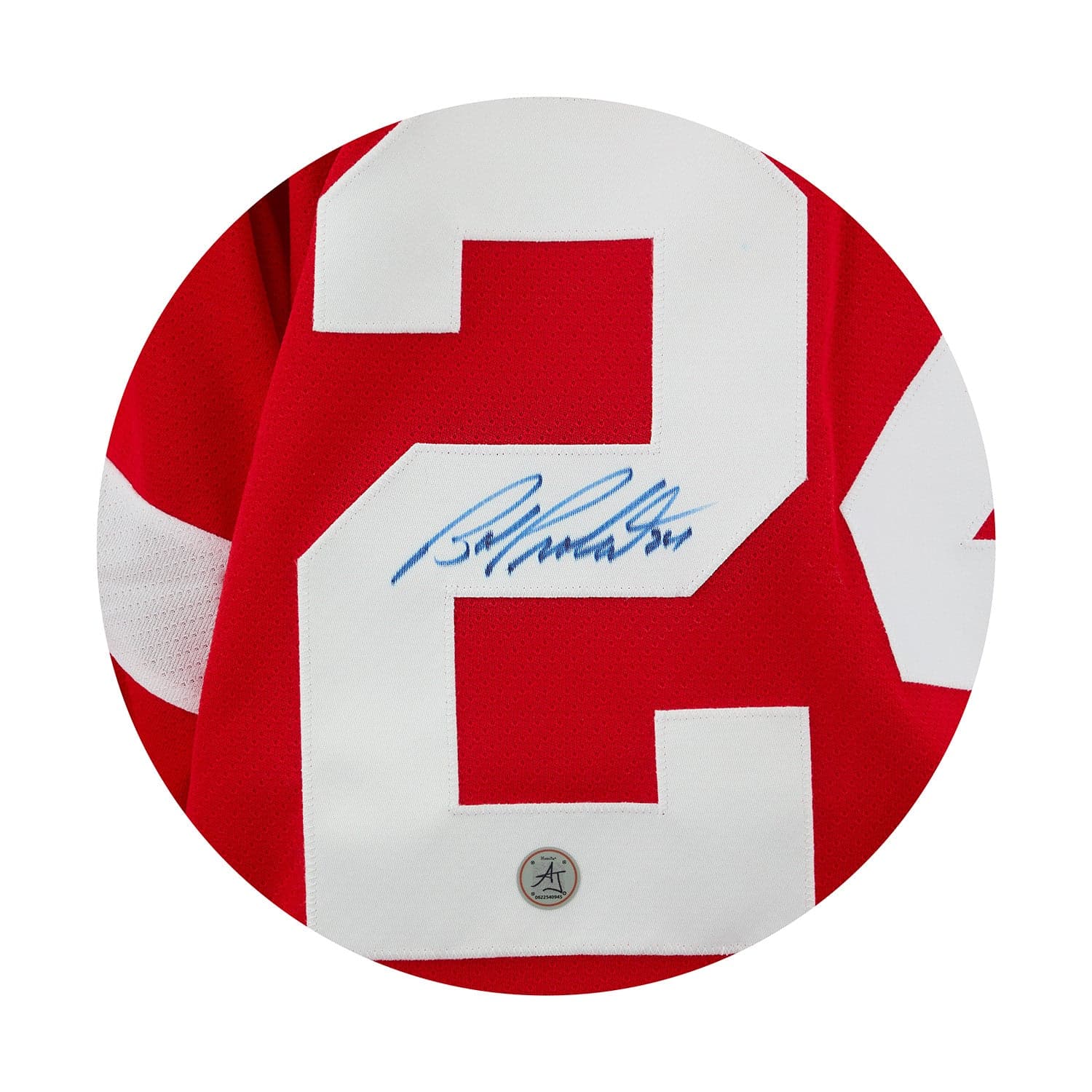 Bob Probert Autographed Detroit Red Wings Vintage CCM Jersey Bob Probert Jersey bob-probert-vintage-ccm, Detroit Red Wings, view 3, supplier stock photo