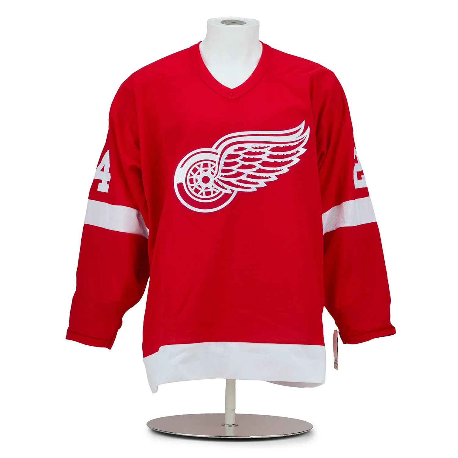 Bob Probert Autographed Detroit Red Wings Vintage CCM Jersey Bob Probert Jersey bob-probert-vintage-ccm, Detroit Red Wings, view 2, supplier stock photo