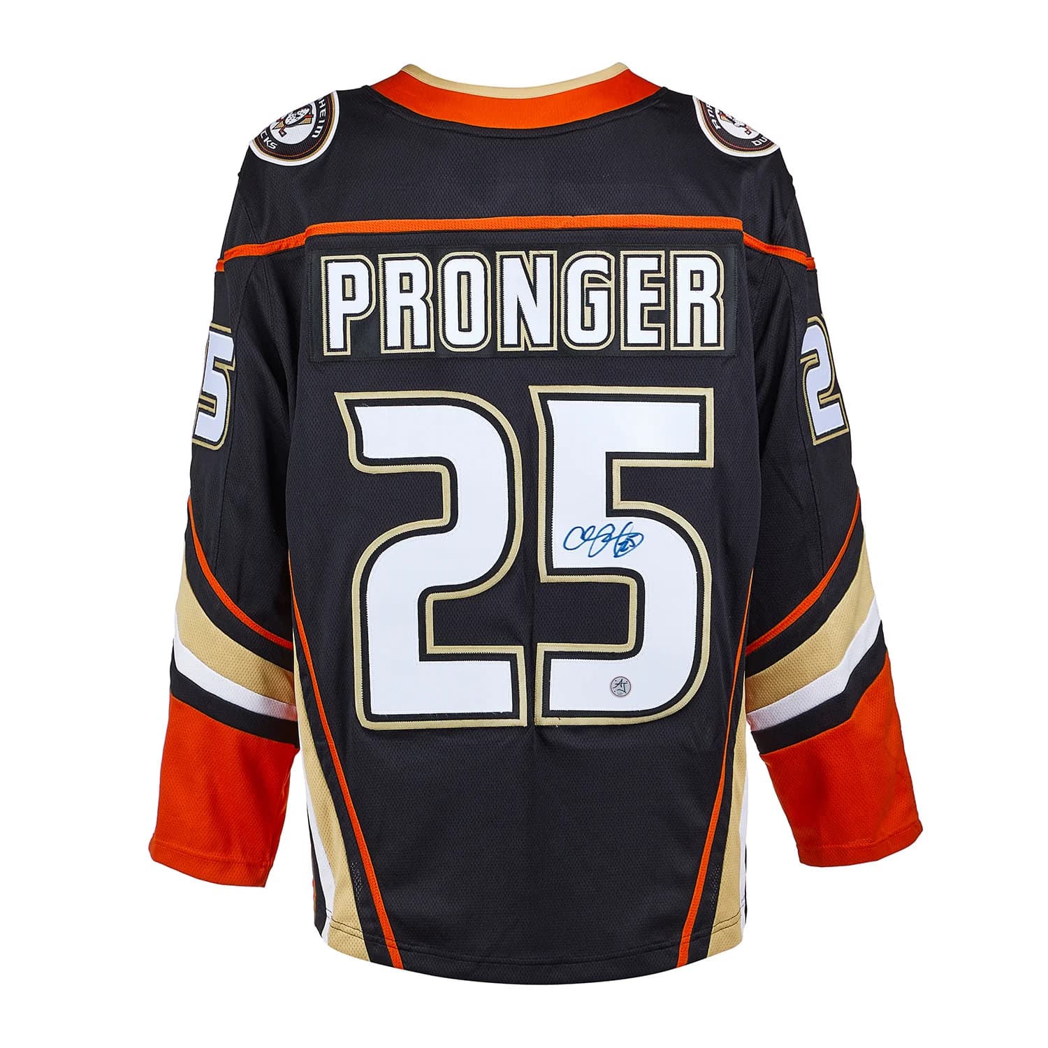 Chris Pronger Autographed Anaheim Ducks Fanatics Breakaway Jersey Chris Pronger Jersey breakaway, Anaheim Ducks, supplier stock photo