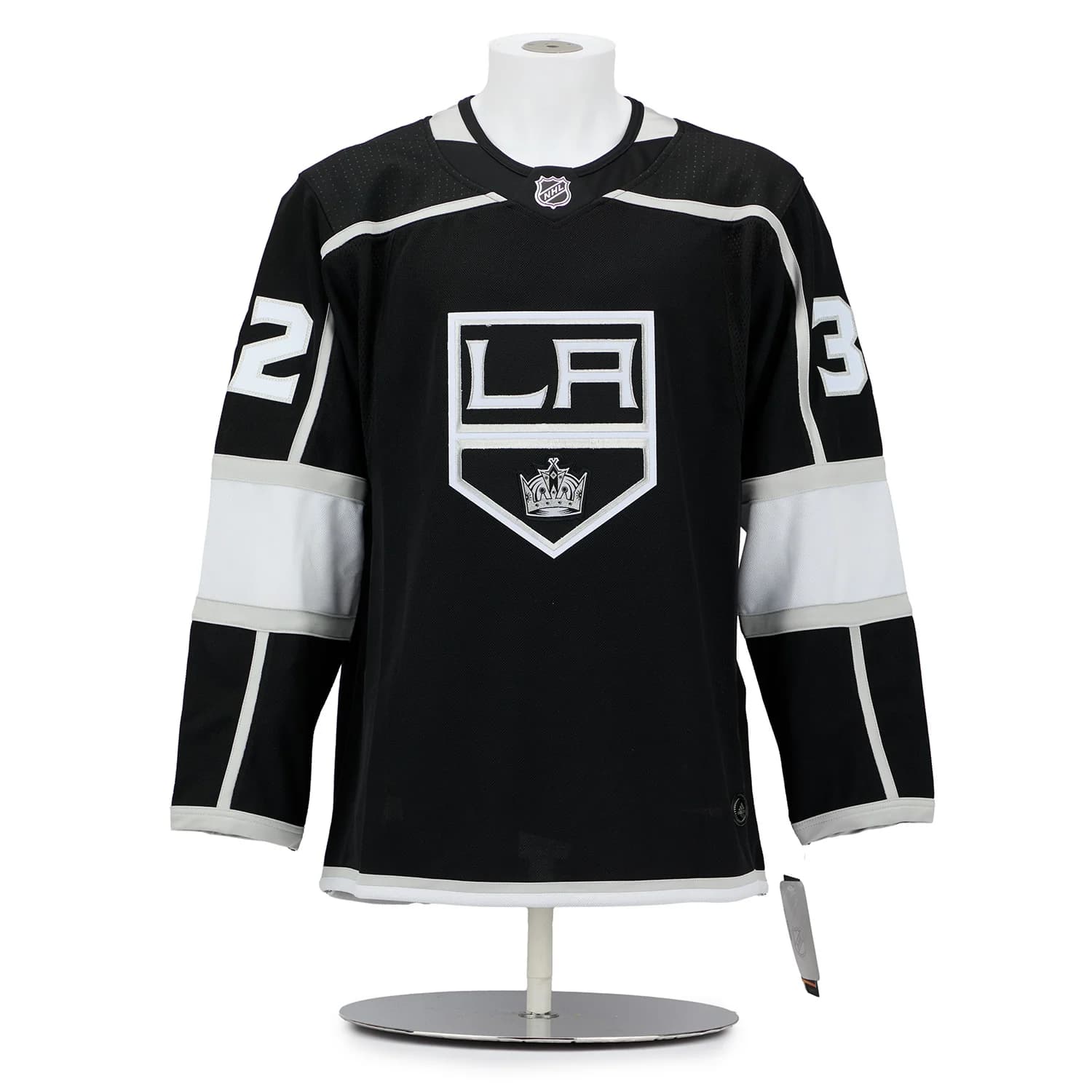Jonathan Quick Autographed Los Angeles Kings Black adidas Jersey Jonathan Quick Jersey jonathan-quick-los-angeles-kings-black, Los Angeles Kings, view 2, supplier stock photo