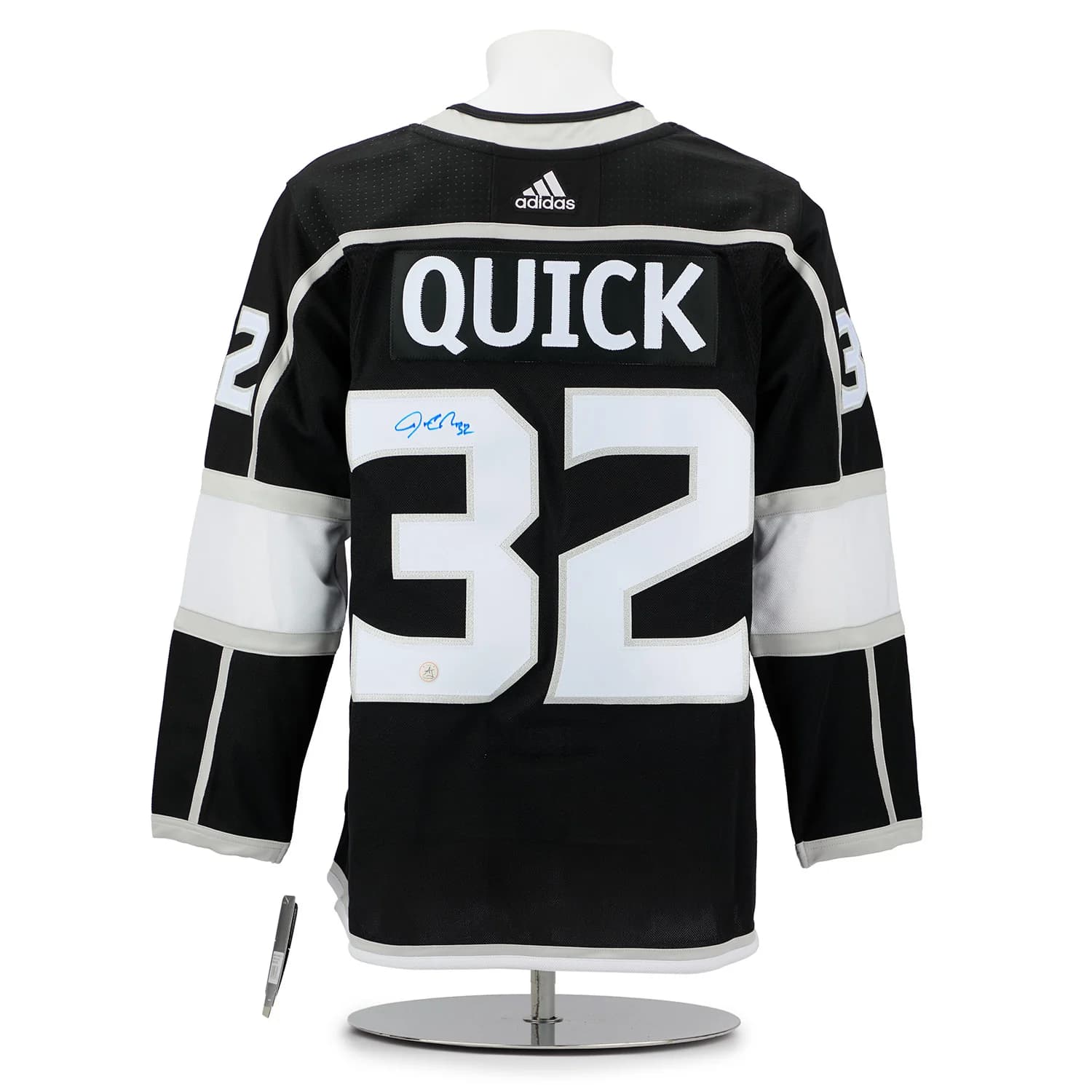Jonathan Quick Autographed Los Angeles Kings Black adidas Jersey Jonathan Quick Jersey jonathan-quick-los-angeles-kings-black, Los Angeles Kings, supplier stock photo
