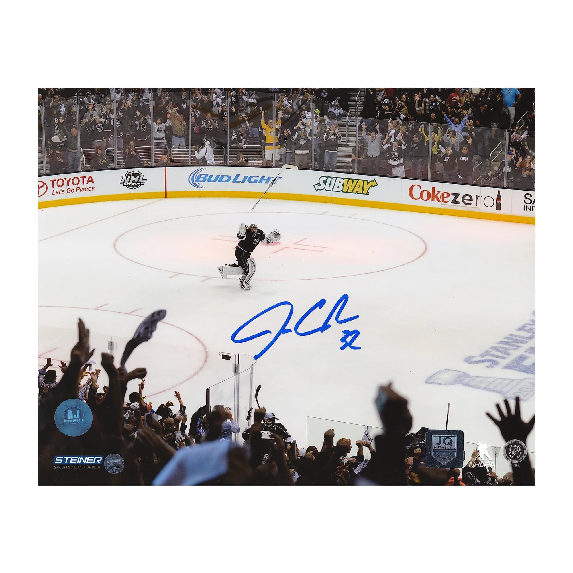 Jonathan Quick Signed Los Angeles Kings 2014 Stanley Cup 8x10 Photo Jonathan Quick Photo 8x10-2014-stanley-cup, Los Angeles Kings, supplier stock photo