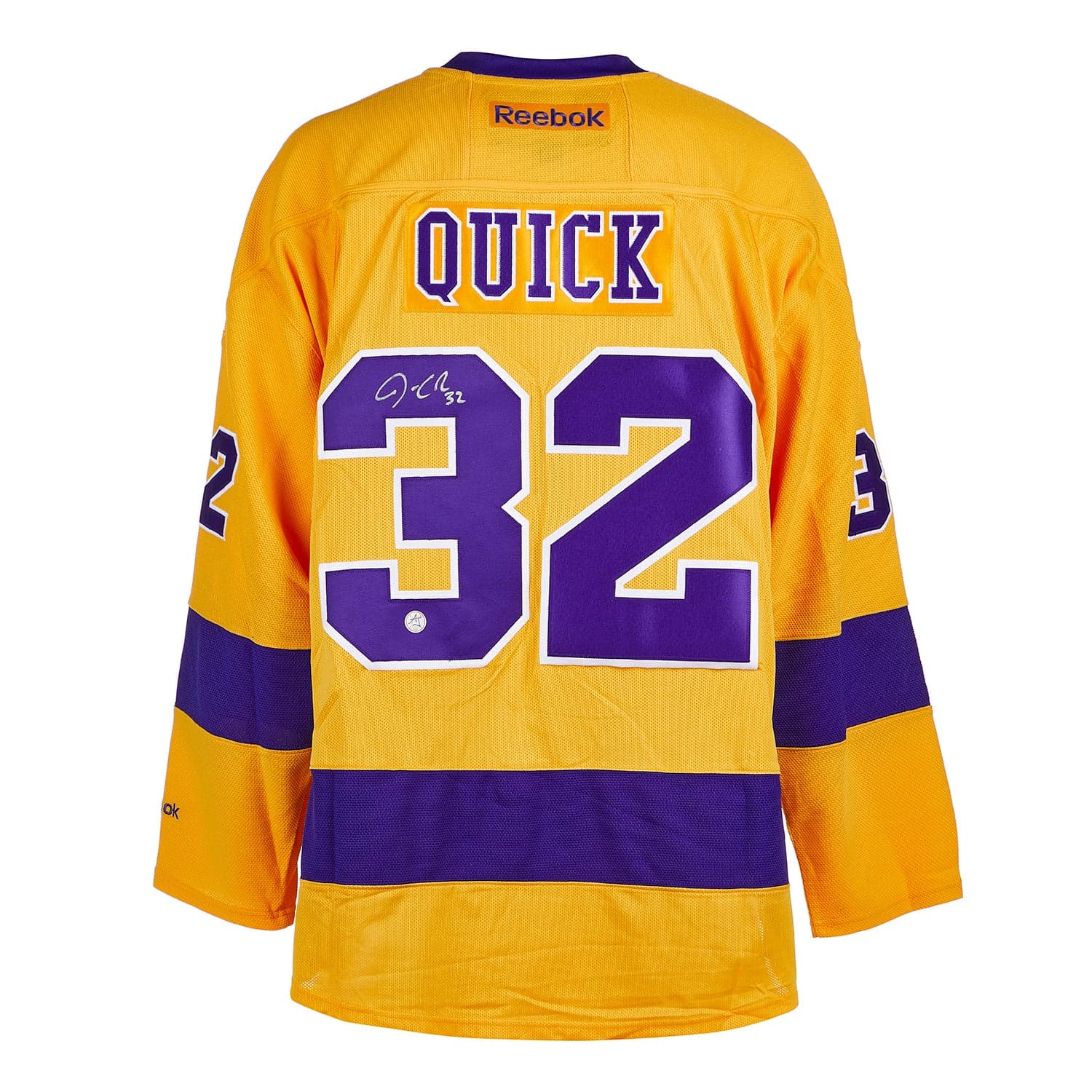 Jonathan Quick Signed Los Angeles Kings Yellow Retro Third Reebok Jersey Jonathan Quick Jersey jonathan-quick-los-angeles-kings-yellow, Los Angeles Kings, supplier stock photo