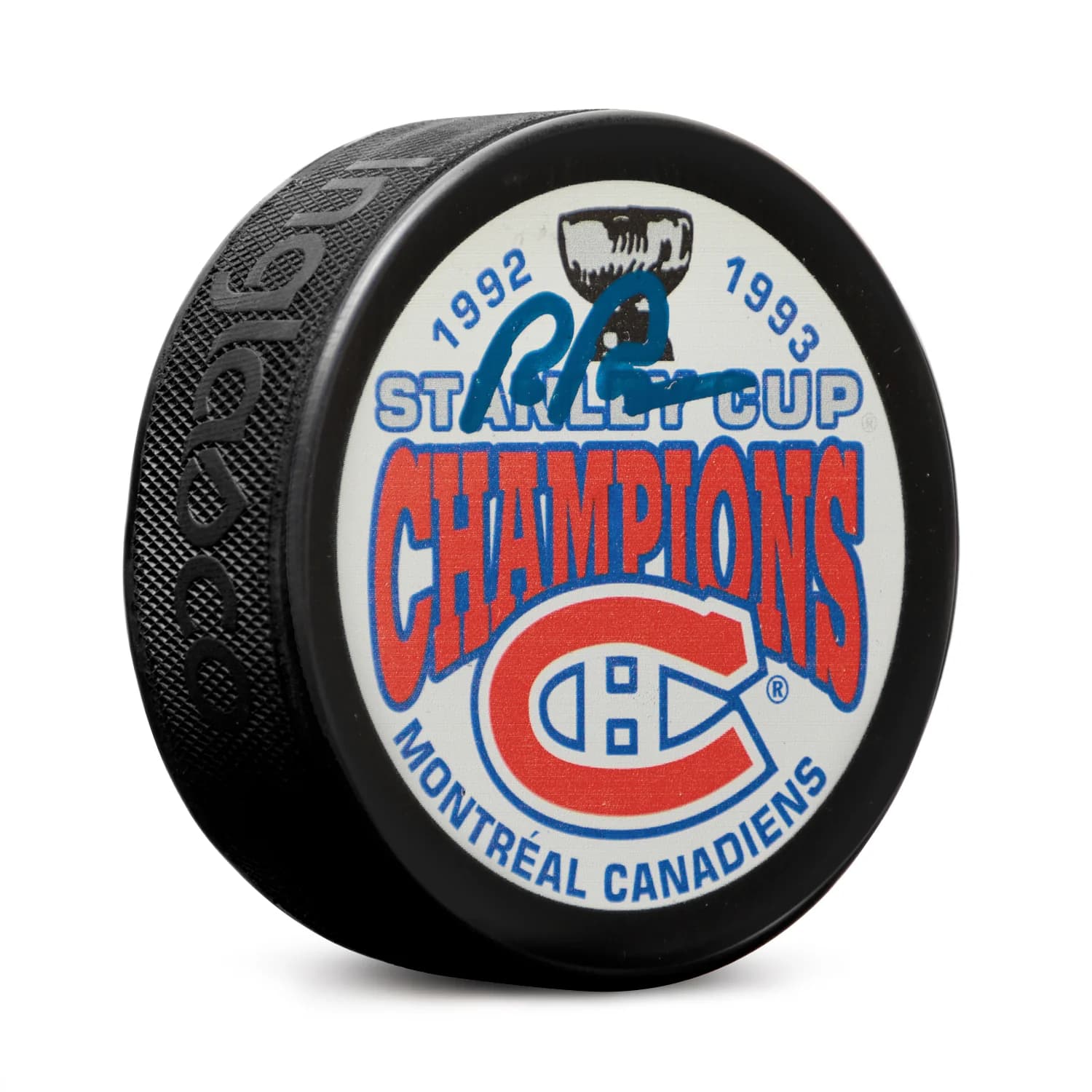Rob Ramage Autographed Montreal Canadiens 1993 Stanley Cup Champions Puck Rob Ramage Puck 1993-stanley-cup-champions, Montreal Canadiens, supplier stock photo