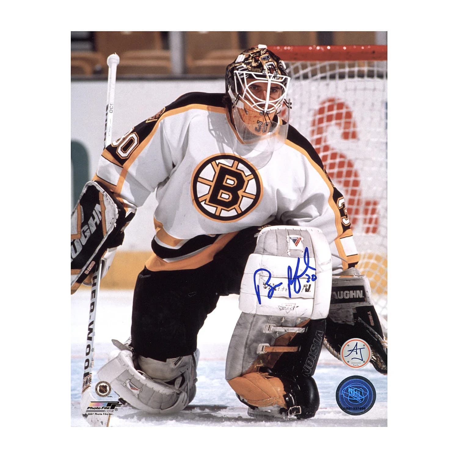 Bill Ranford Autographed Boston Bruins Goalie 8x10 Photo Bill Ranford Photo 8x10-goalie, Boston Bruins, supplier stock photo