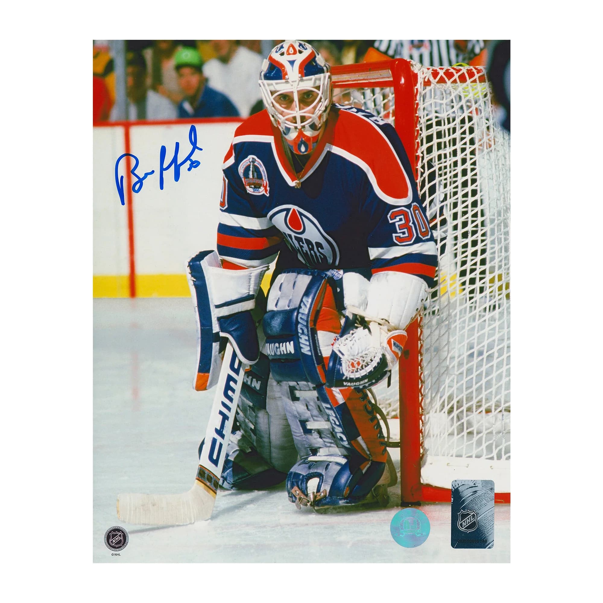 Bill Ranford Autographed Edmonton Oilers Playoff Finals 8x10 Photo Bill Ranford Photo 8x10-playoff-finals, Edmonton Oilers, supplier stock photo