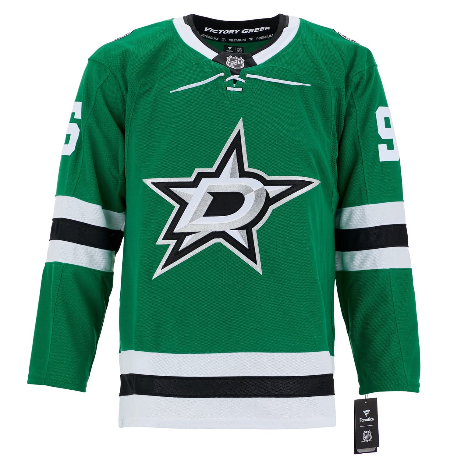 Mikko Rantanen Autographed Dallas Stars Fanatics Premium Jersey Mikko Rantanen Jersey premium, Dallas Stars, view 2, supplier stock photo